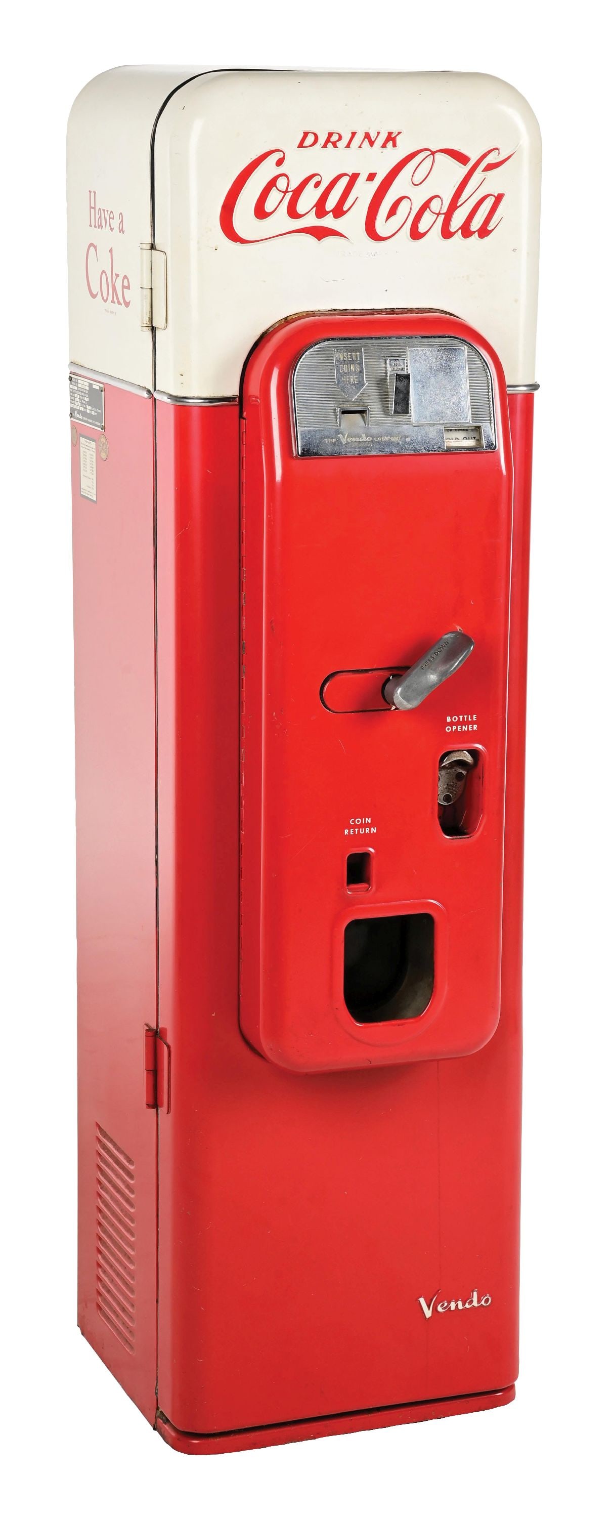 ORIGINAL VENDO MODEL #44 COCA COLA VENDING MACHINE (1 of 5)