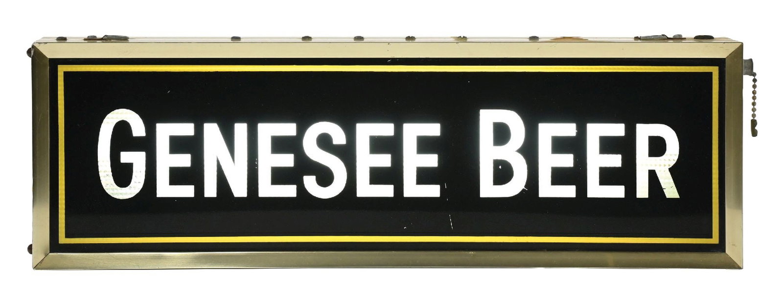 GENESEE BEER LIGHT-UP DISPLAY SIGN. (1 of 3)