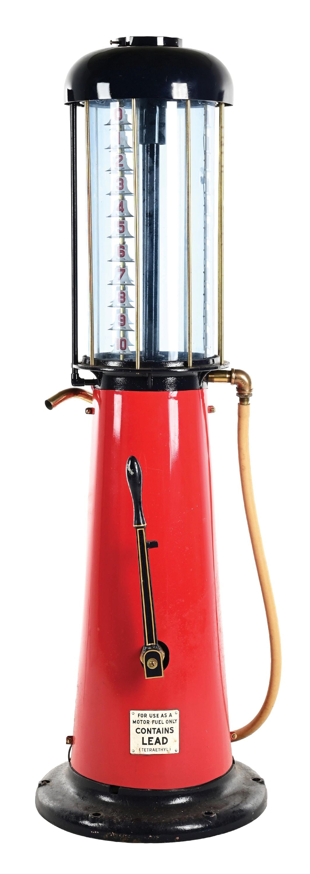 RESTORED 10 GALLON VISIBLE GAS PUMP (1 of 6)