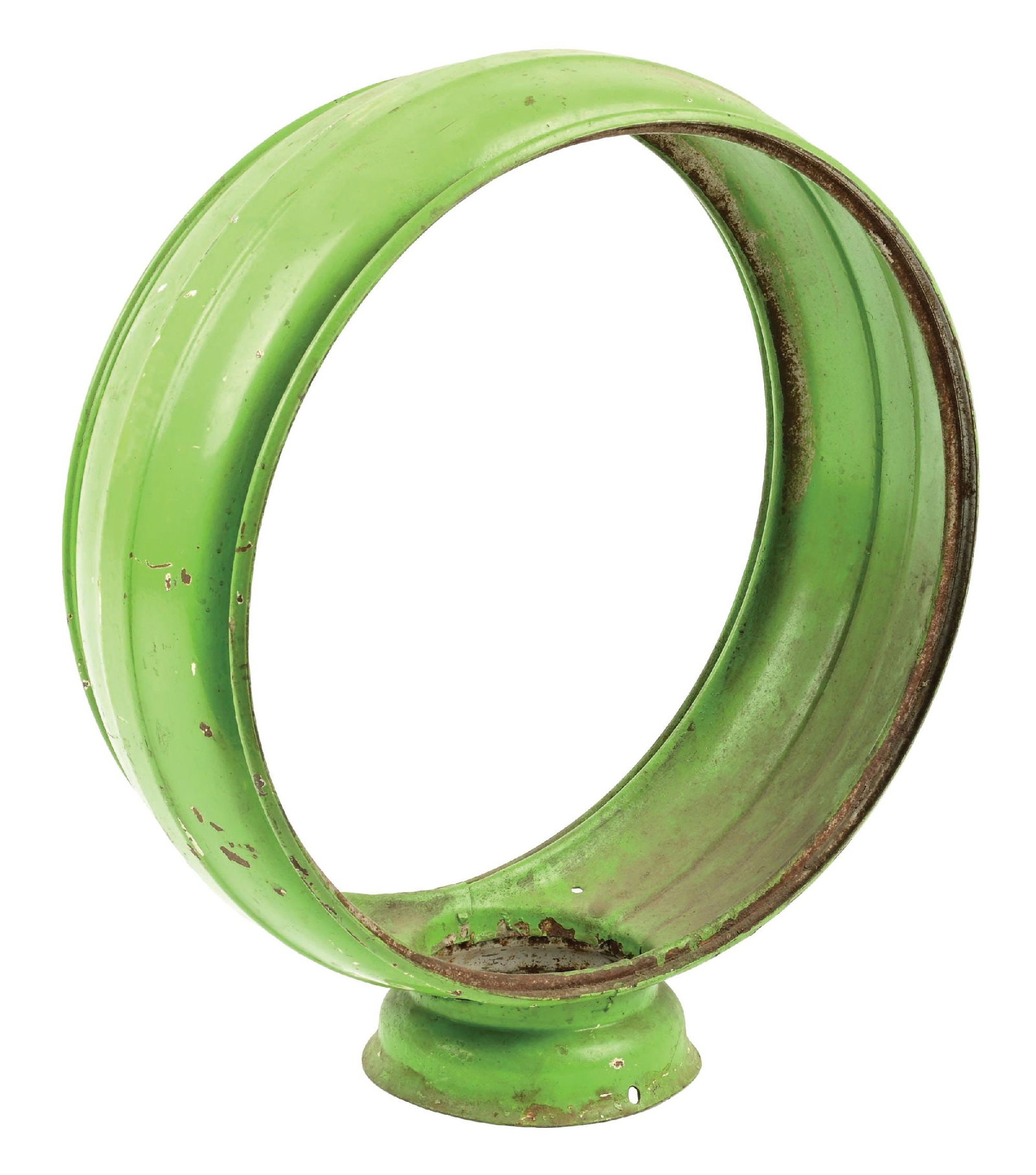 ORIGINAL 15" LOW PROFILE METAL GLOBE BODY. (1 of 6)