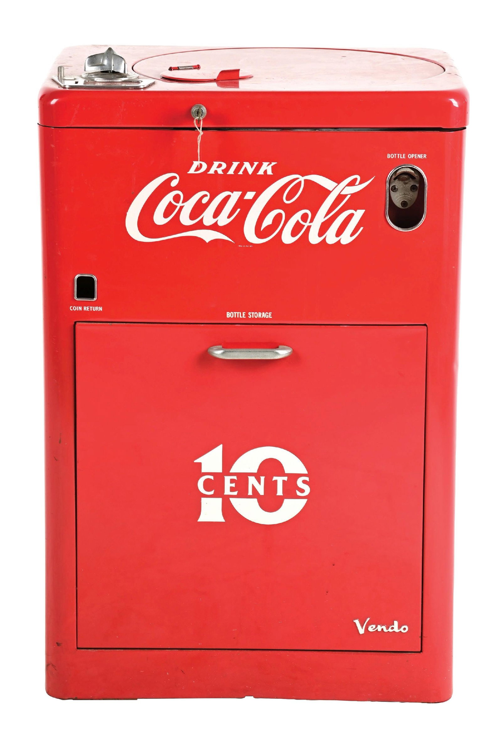 RESTORED 10¢ VENDORLATOR COCA-COLA VENDING MACHINE (1 of 6)