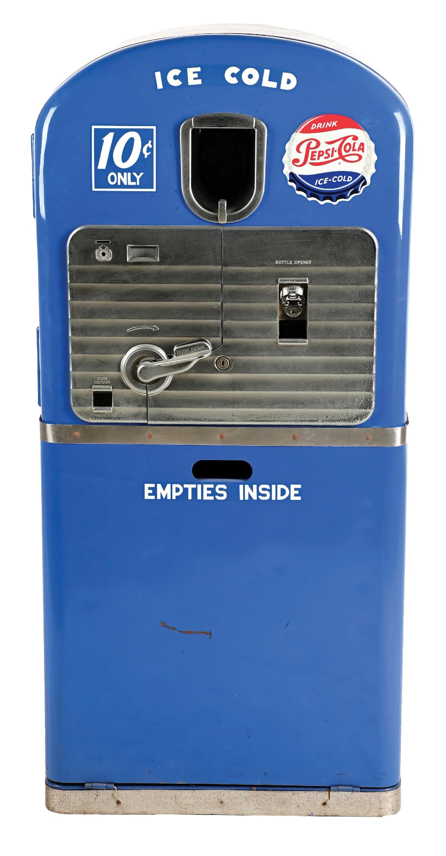 VENDO MODEL 27 PEPSI MACHINE W/ ORIGINAL STAND (1 of 6)