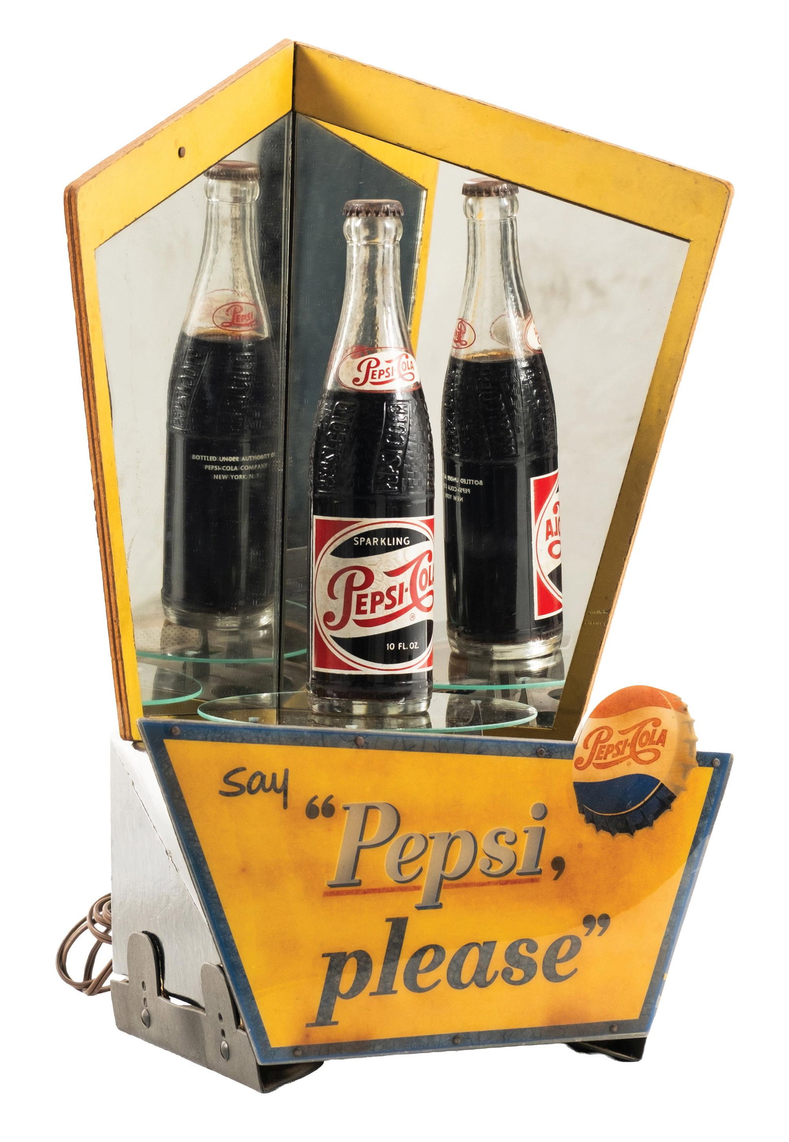RARE SAY "PEPSI PLEASE" ROTATION DISPLAY (1 of 4)
