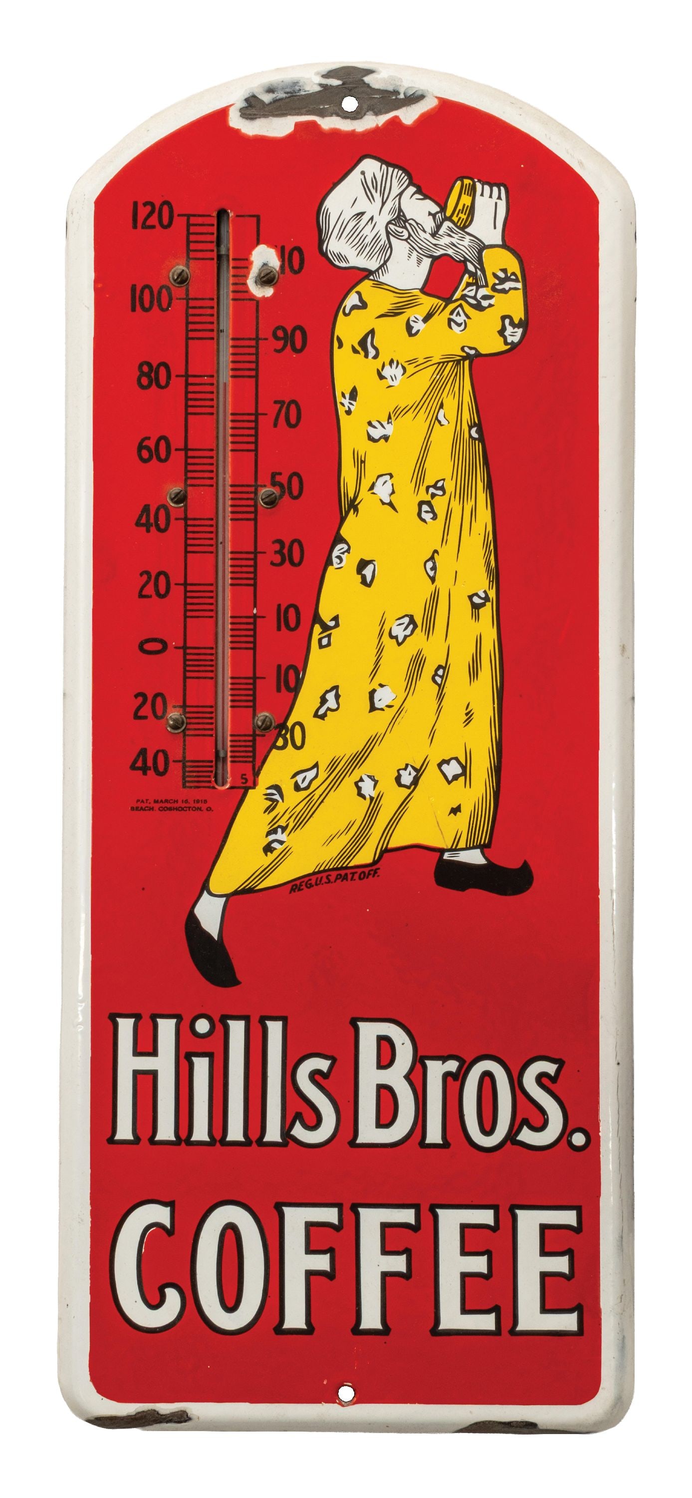 HILLS BRO'S COFFEE THERMOMETER (1 of 2)