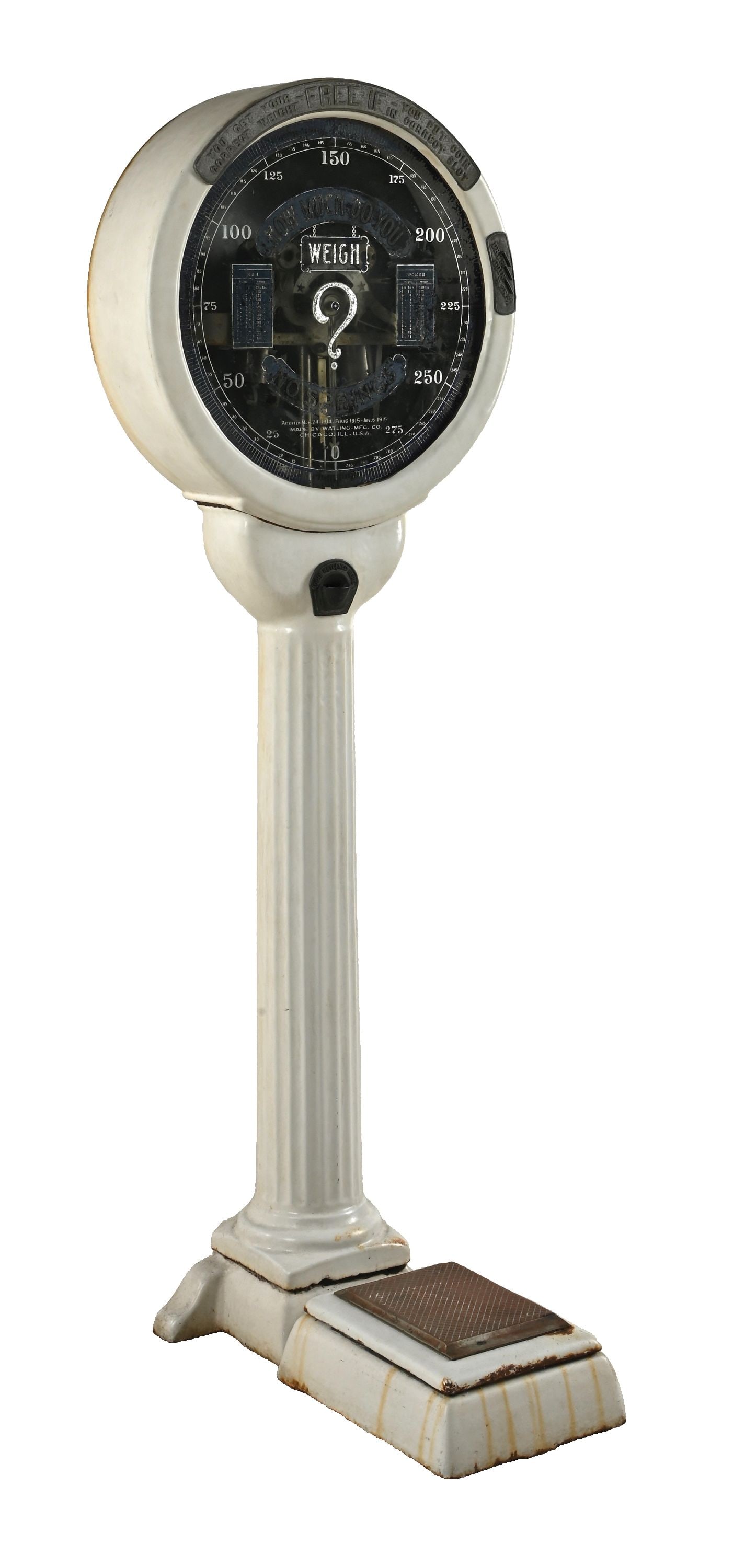 1¢ WATLING SENATOR FORTUNE AND WEIGHT LOLLIPOP SCALE (1 of 7)