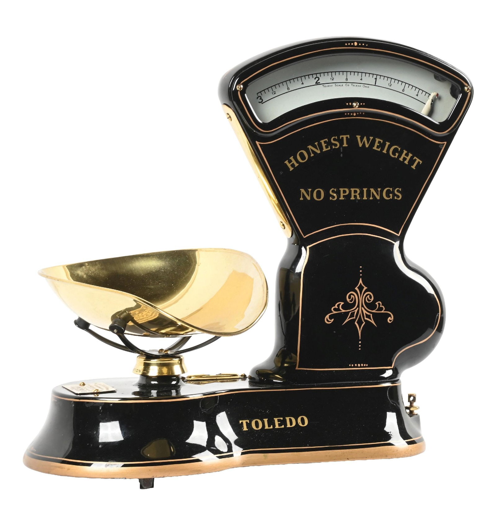 3 LB. SMALL TOLEDO WEIGHT SCALE STYLE 405 AR (1 of 5)