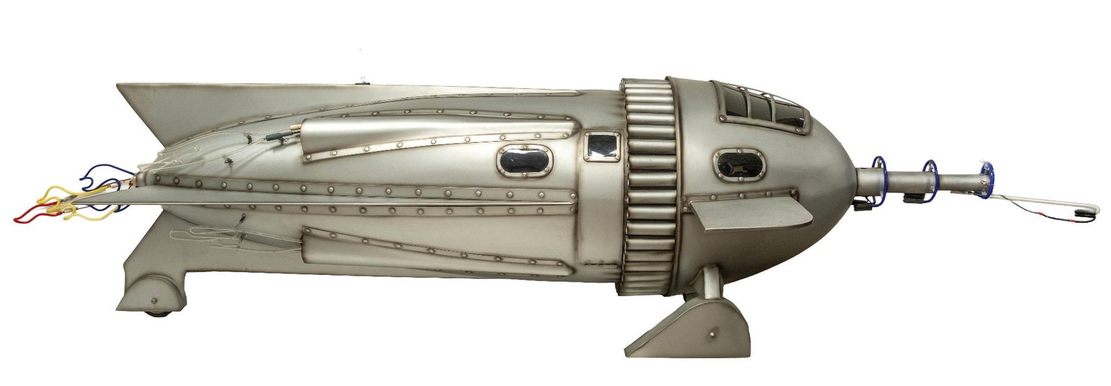 LARGE NEON ROCKET SHIP - 3