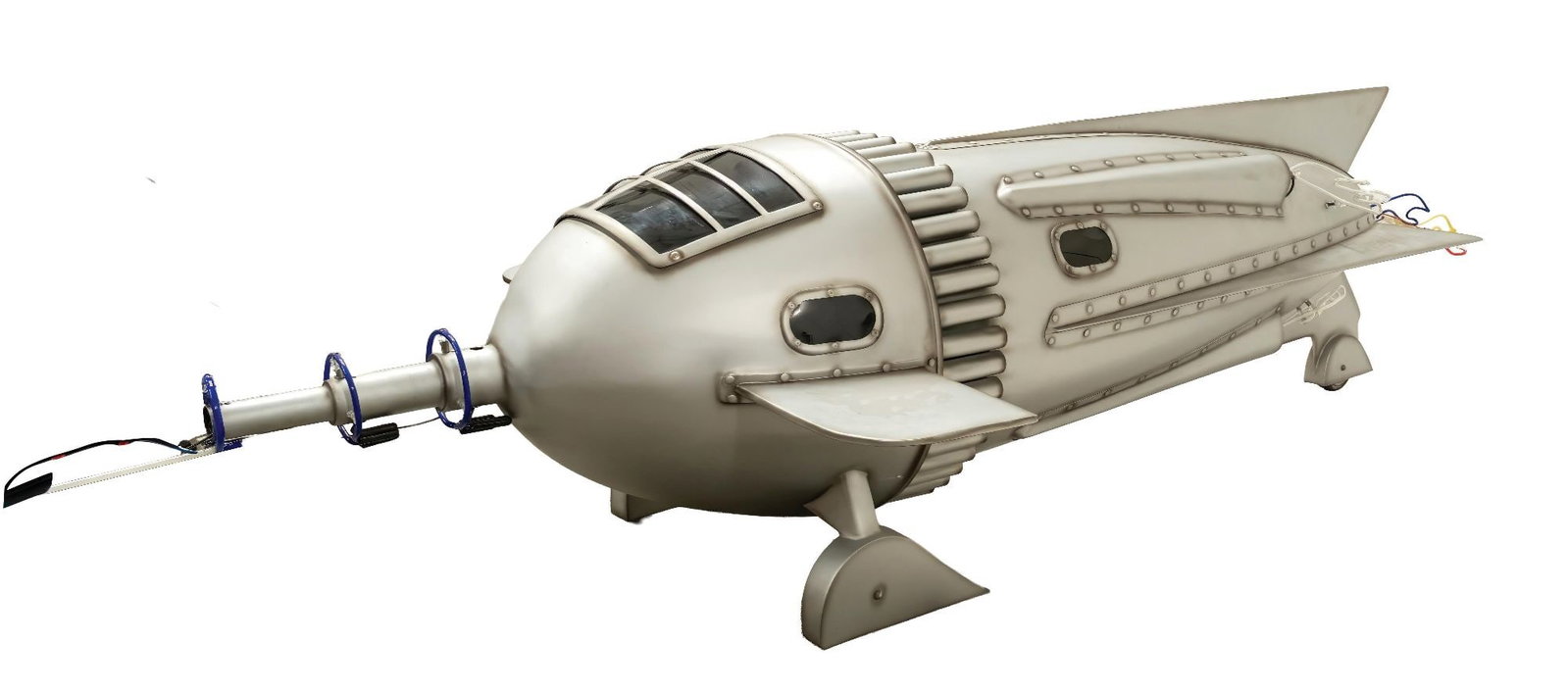 LARGE NEON ROCKET SHIP - 4