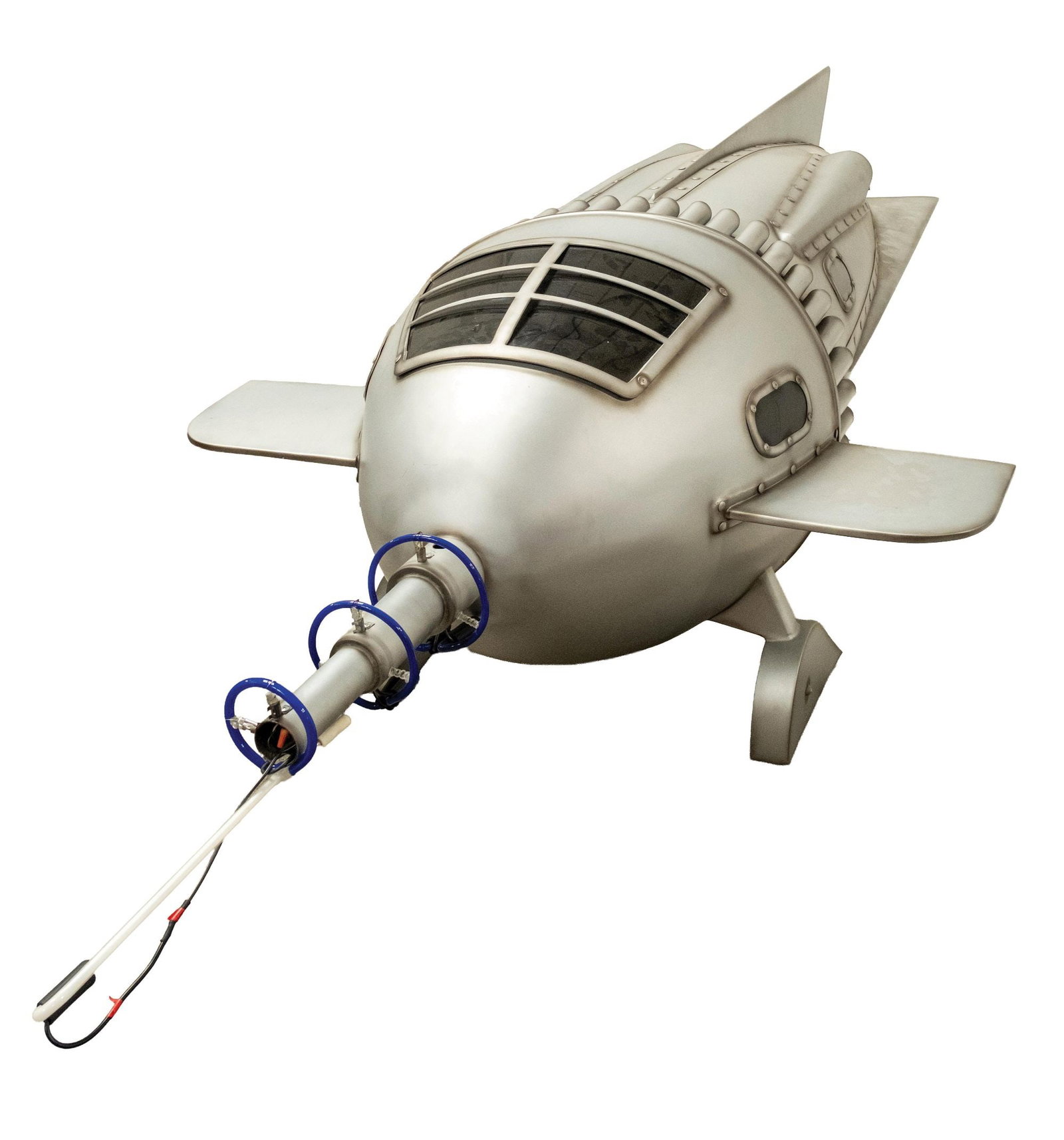 LARGE NEON ROCKET SHIP - 6