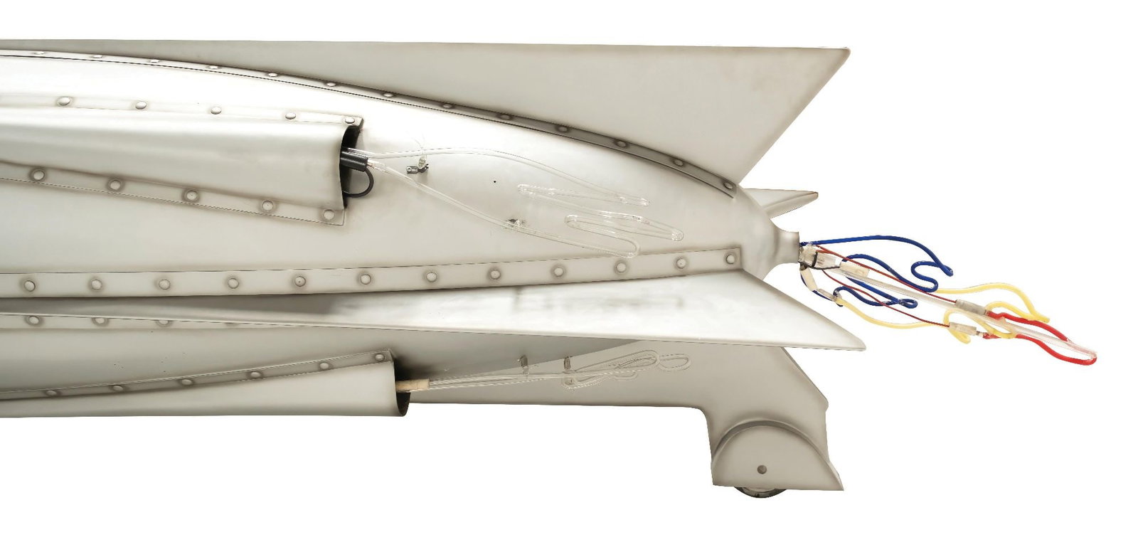 LARGE NEON ROCKET SHIP - 8