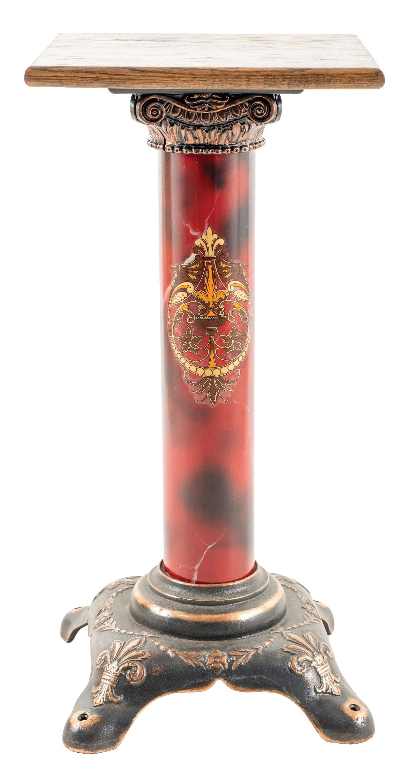 REPLICA CAILLE CAST IRON SLOT MACHINE STAND (1 of 4)