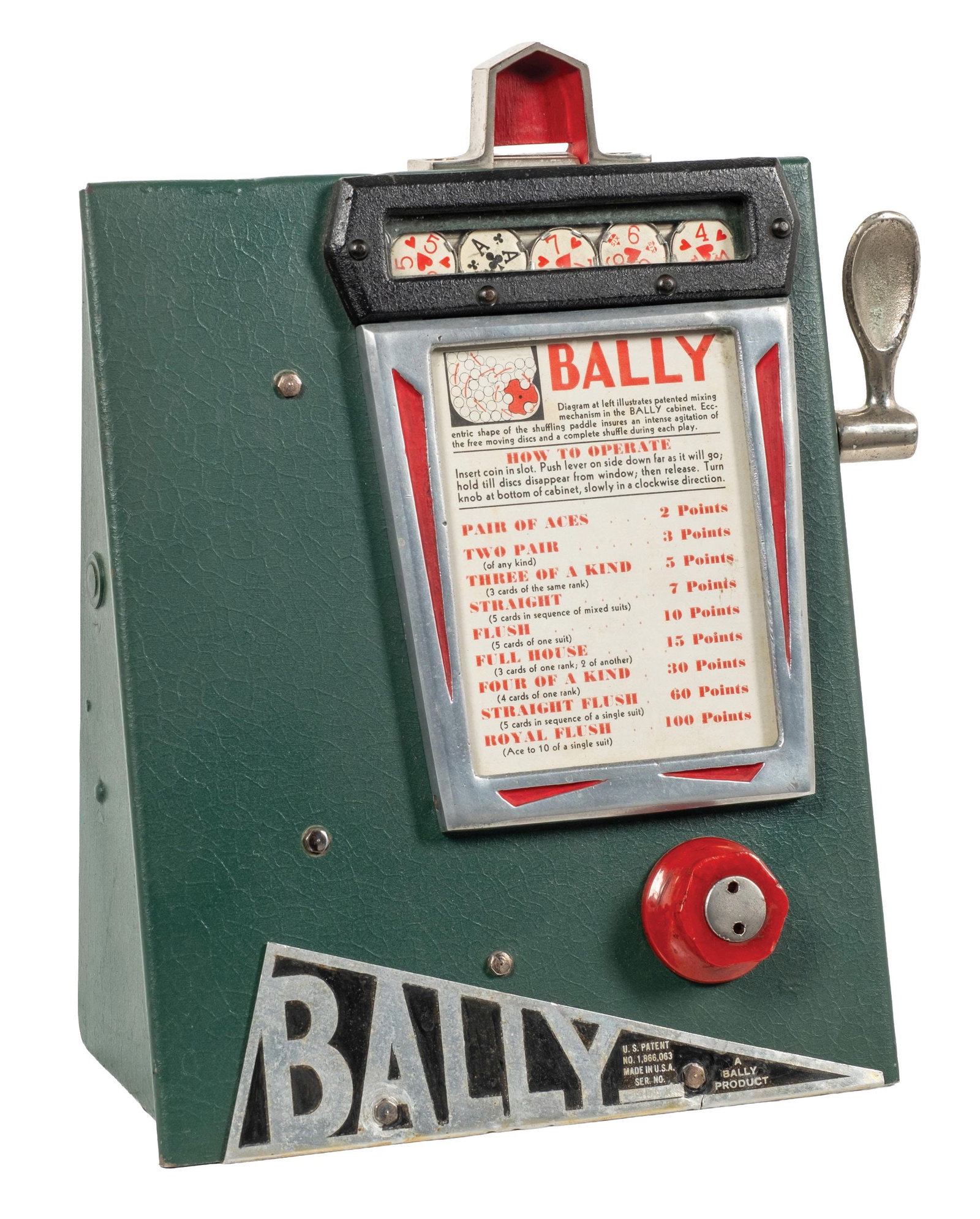 1¢ BALLY TRADE STIMULATOR (1 of 6)