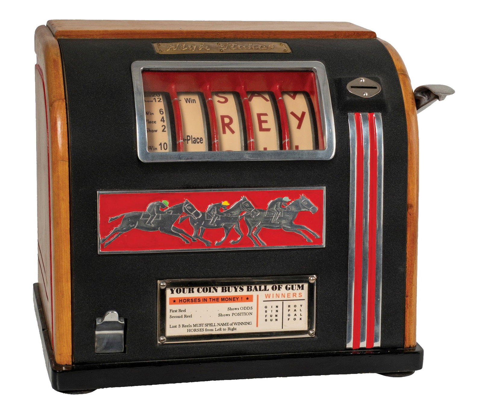 HIGH STAKES HORSE RACE-THEMED TRADE STIMULATOR (1 of 5)