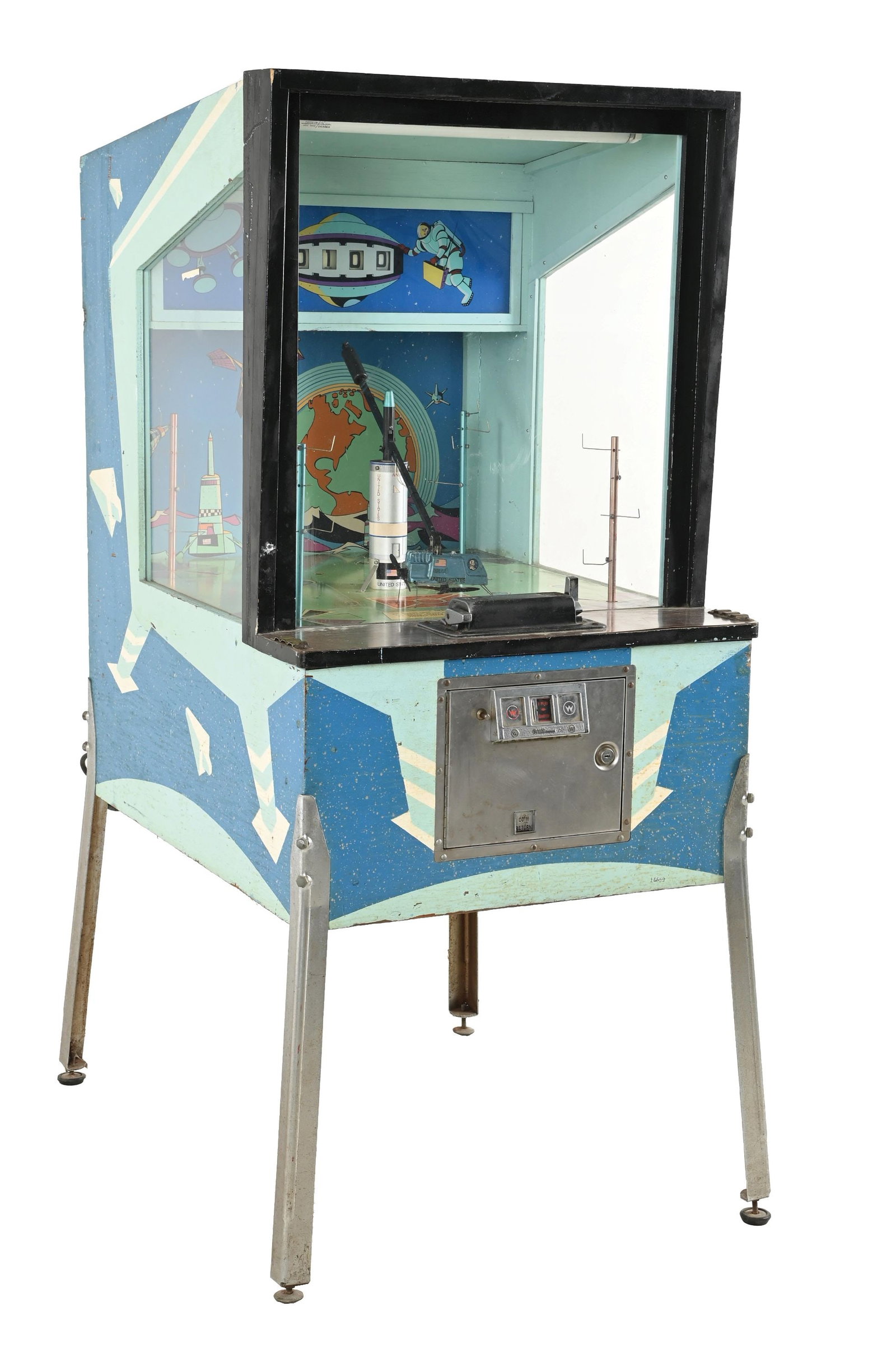 25¢ 1968 WILLIAMS SPACE PILOT EM ARCADE GAME (1 of 7)