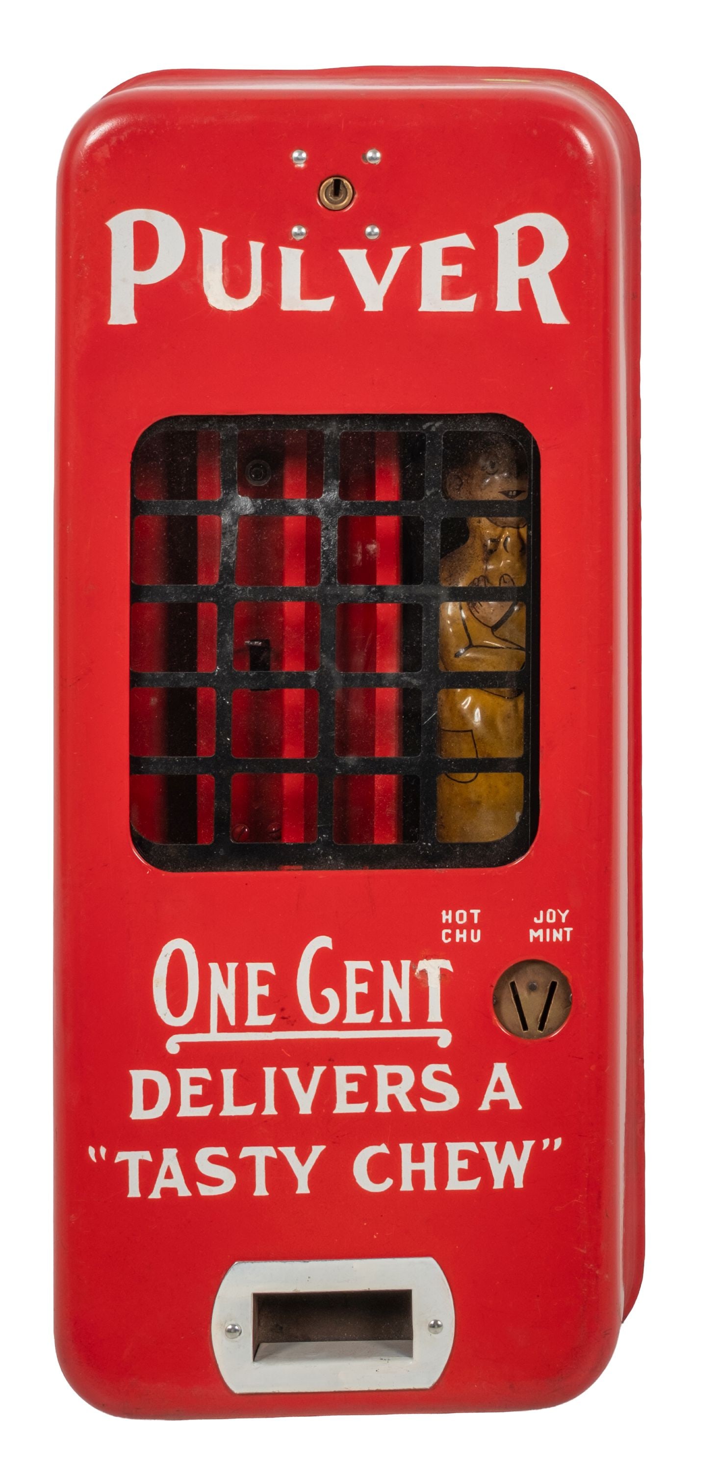 1¢ PULLVER RED VENDING MACHINE #3 - 2