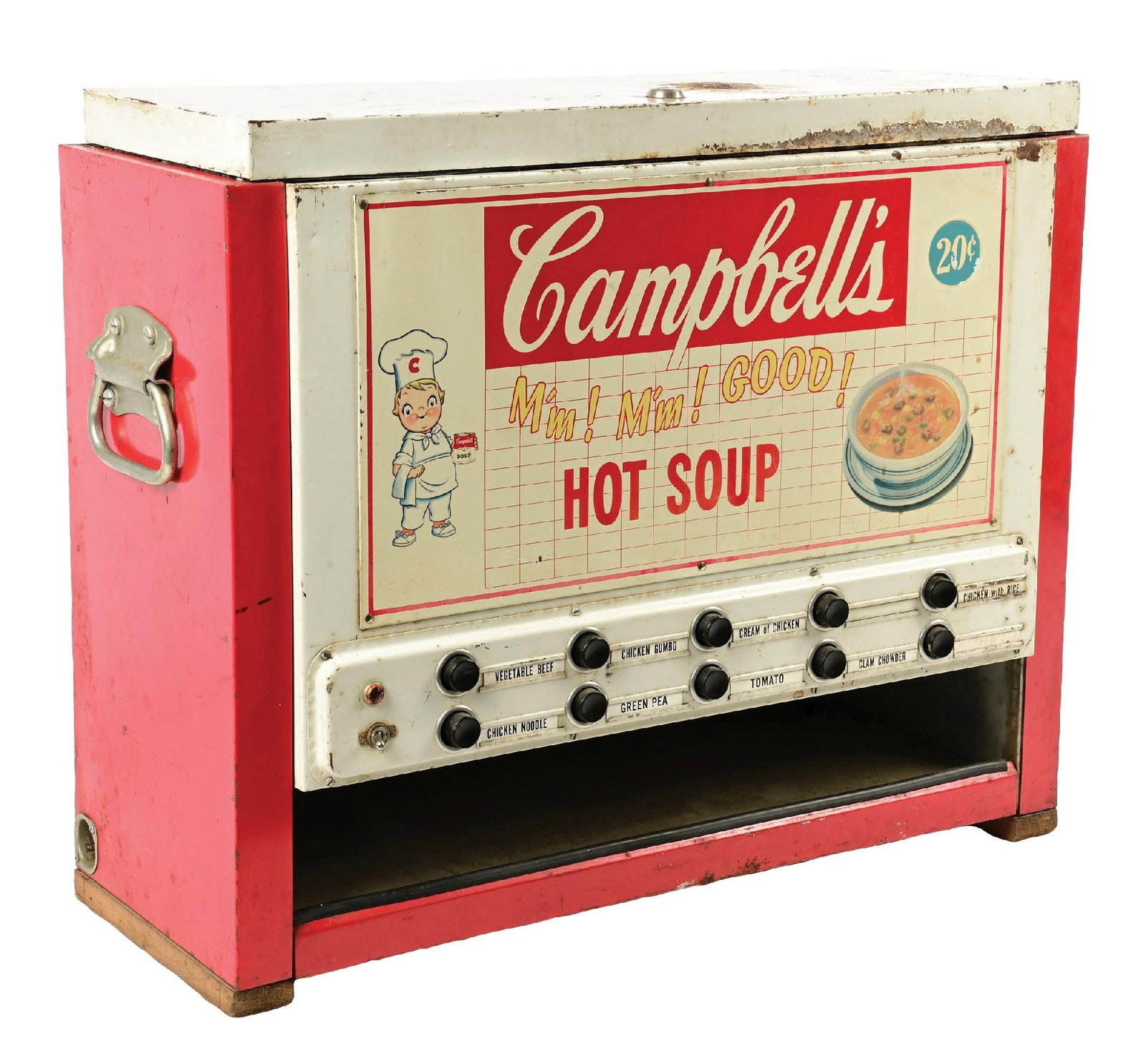 1956 FEDAM MODEL VS-1 CAMPBELL’S HOT SOUP VENDING MACHINE (1 of 5)