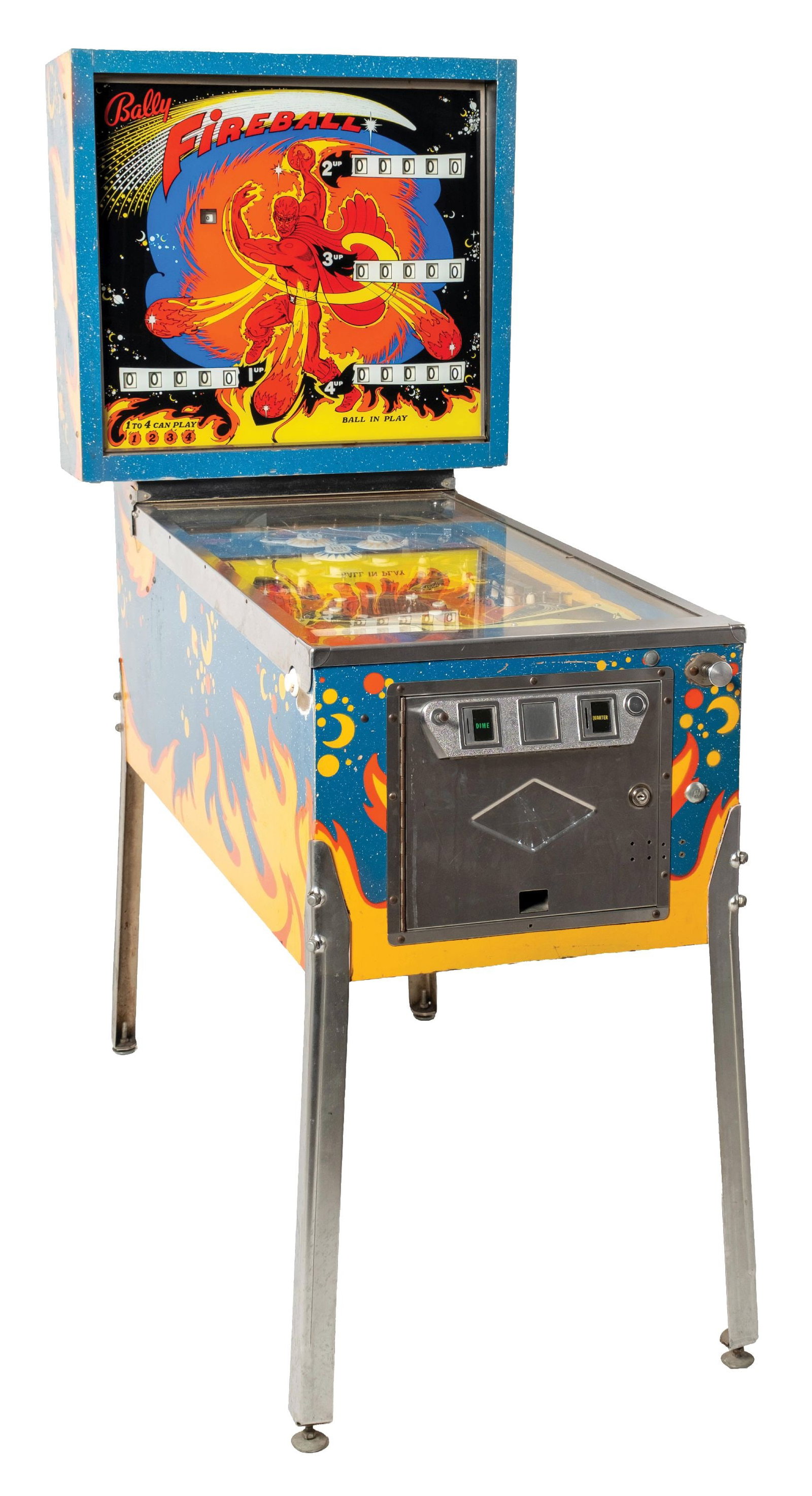 BALLY'S "FIREBALL" PINBALL MACHINE (1 of 6)
