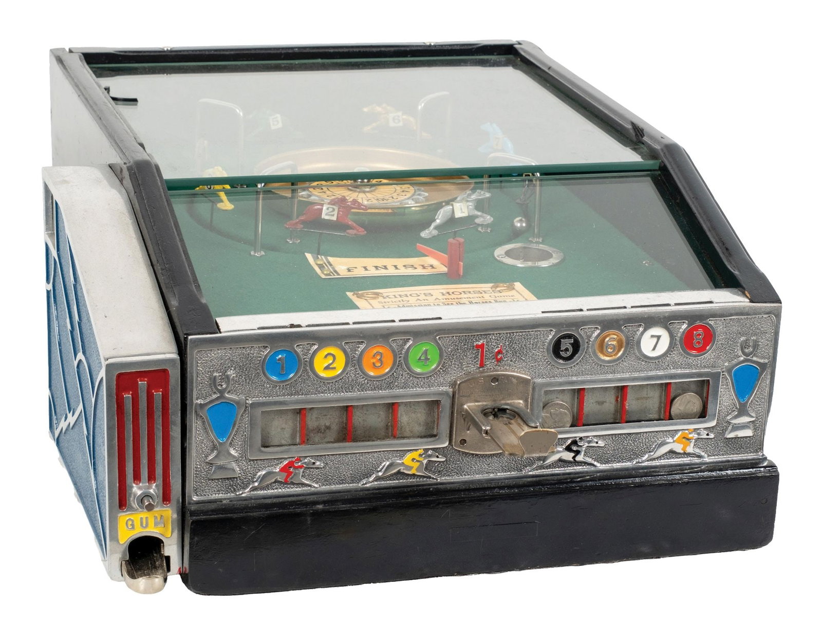 1¢ "KING'S HORSES" HORSE RACE-THEMED TRADE STIMULATOR (1 of 6)