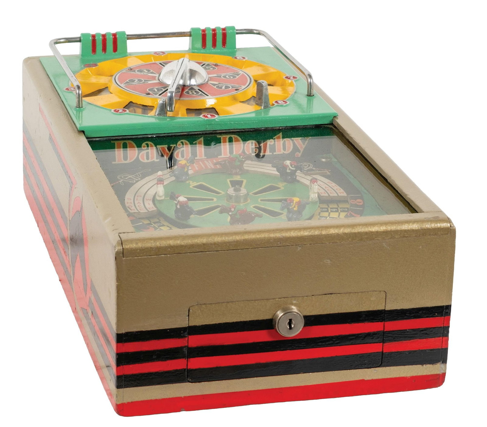 1¢ DAVAL "DERBY" HORSE RACE-THEMED TRADE STIMULATOR (1 of 6)
