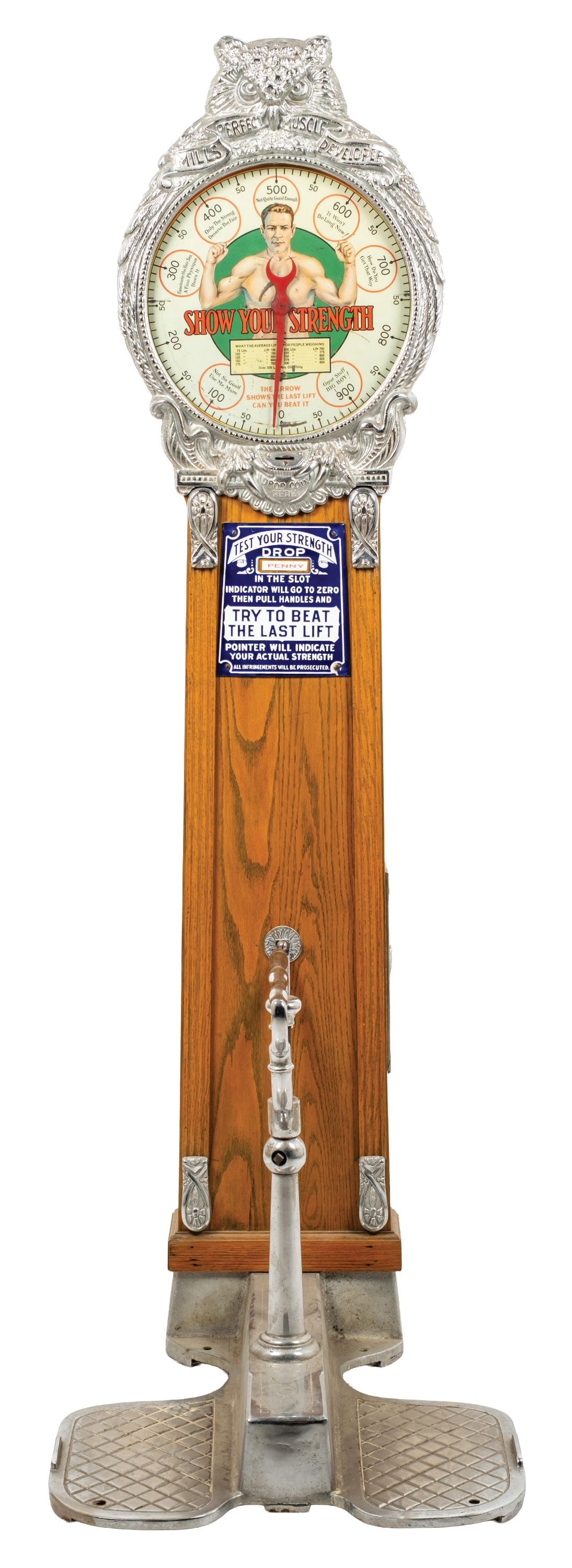 1¢ "TEST YOUR STRENGTH" MACHINE - 2