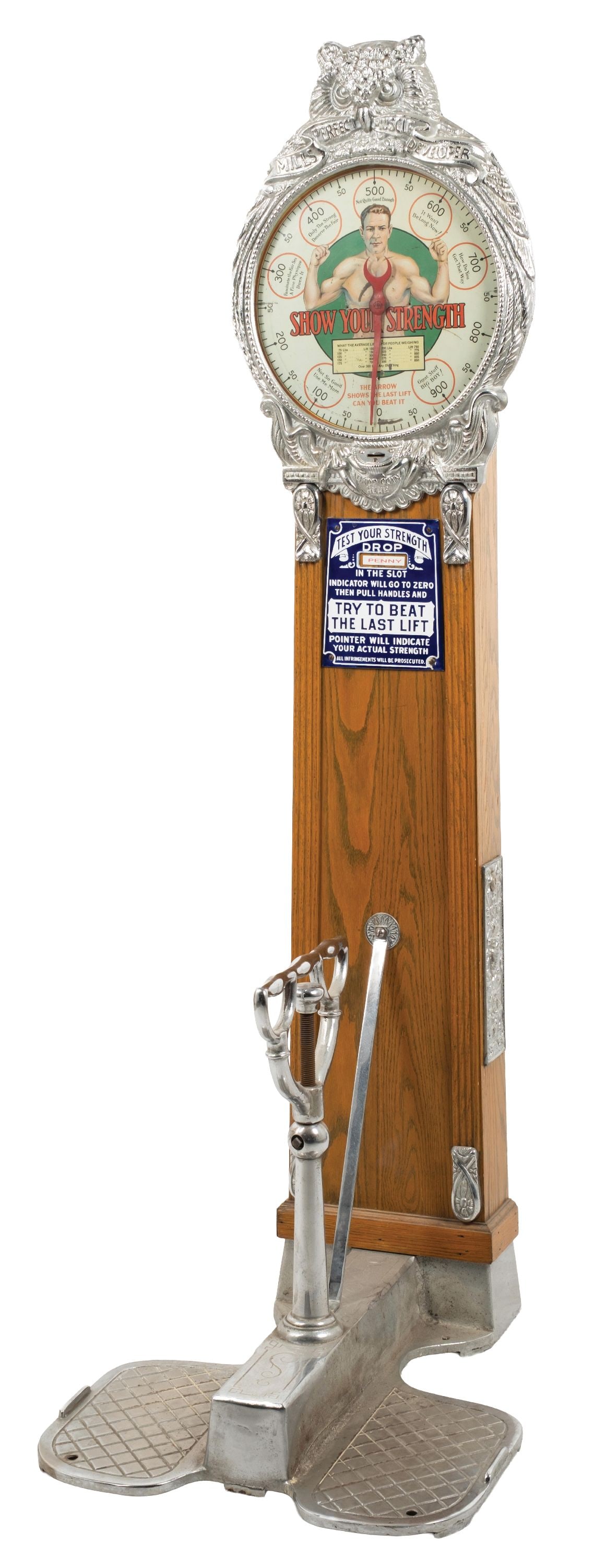 1¢ "TEST YOUR STRENGTH" MACHINE - 3