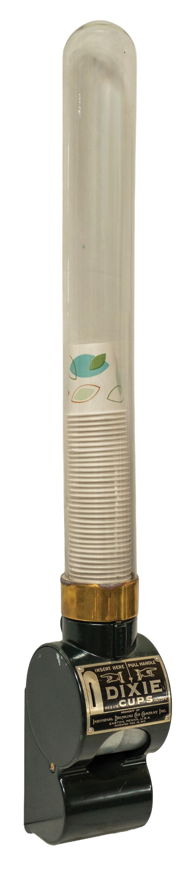 1¢ DIXIE CUP WALL MOUNTED VENDING MACHINE (1 of 5)