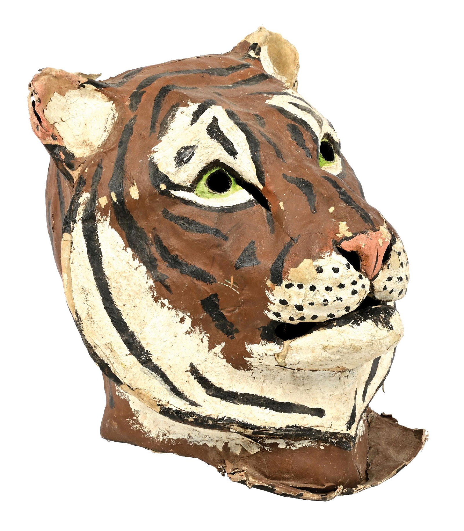 PAPER MACHE TIGER MASK (1 of 5)