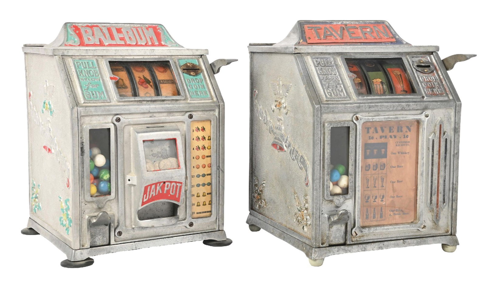 A PAIR OF TRADE STIMULATORS: GROETCHEN BALL GUM & TAVERN DANDY VENDOR (1 of 5)