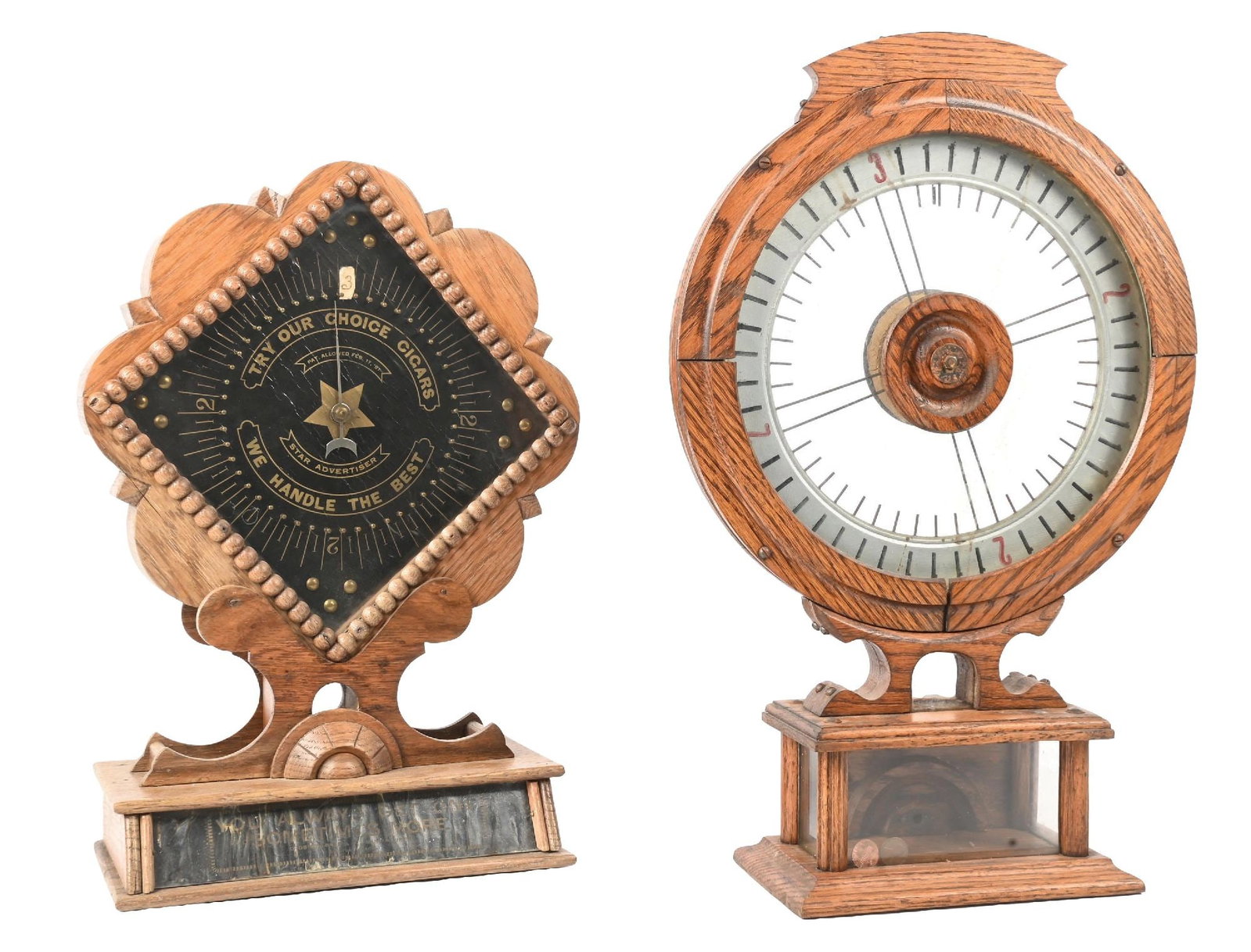 A PAIR OF CIGAR TRADE STIMULATORS: STAR TRADER & FAIREST WHEEL (1 of 4)