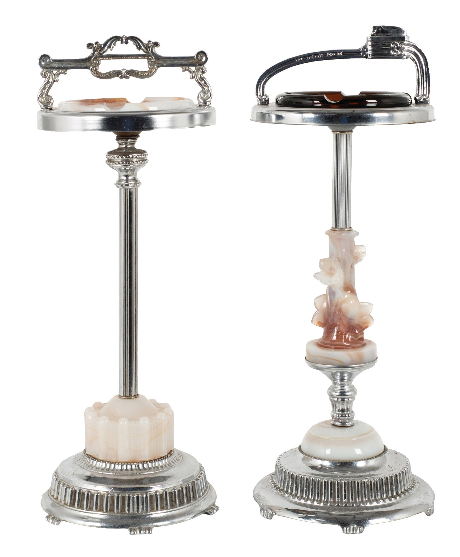 PAIR OF ART DECO CIGARETTE OR CIGAR STANDS (1 of 5)