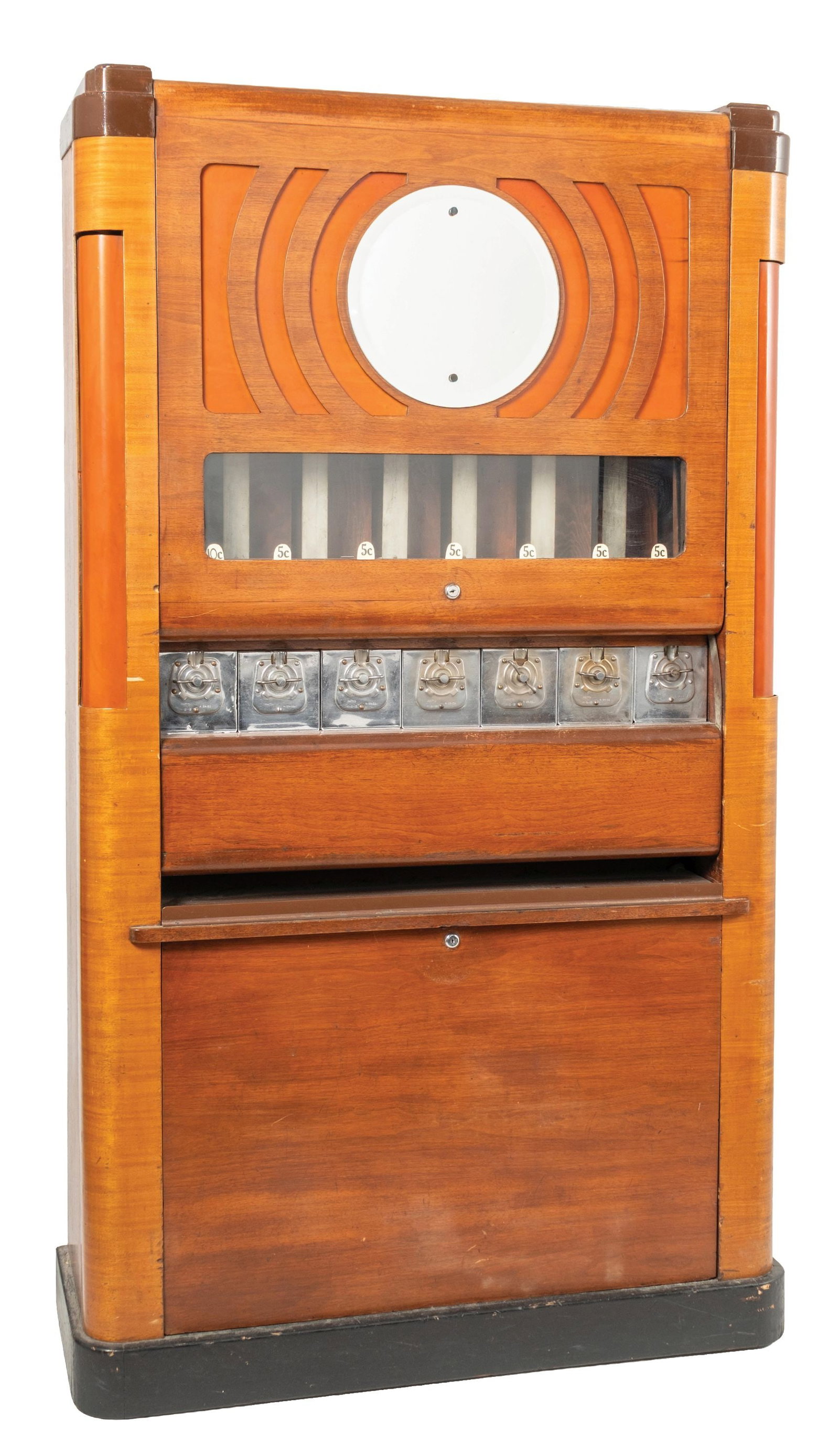 ART DECO WOOD VENDING MACHINE (1 of 5)