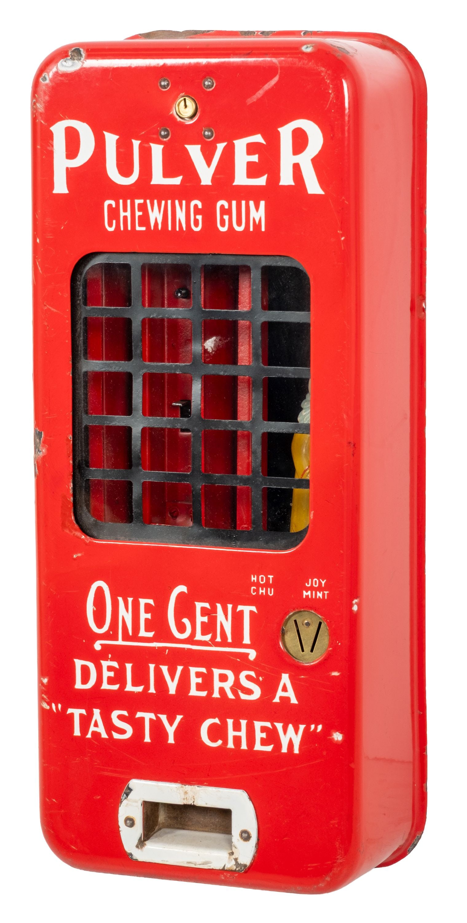 1¢ PULLVER RED VENDING MACHINE #4 - 3