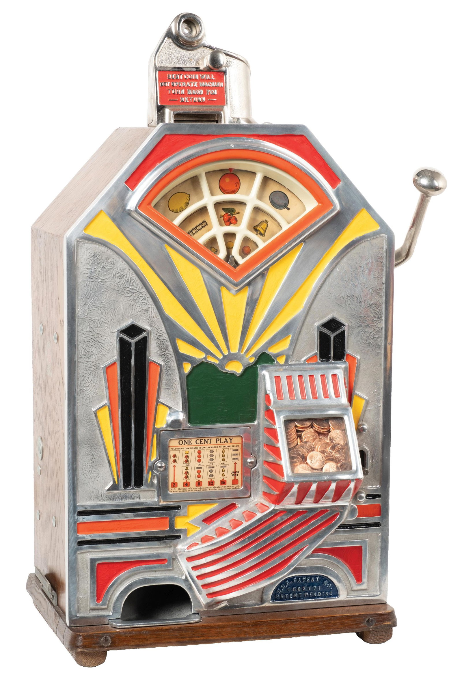 1¢ JENNINGS LITTLE DUKE SLOT MACHINE (1 of 6)
