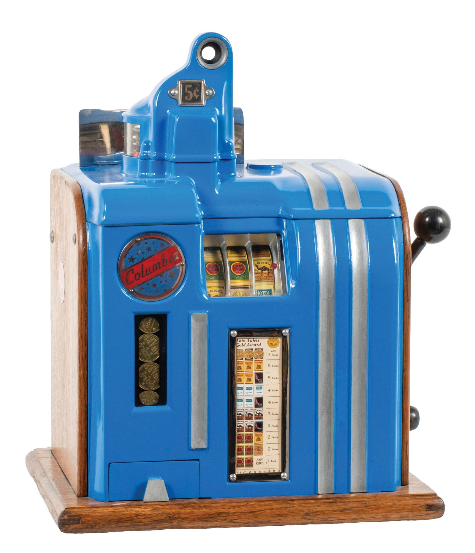 5¢ COLUMBIA SLOT MACHINE (1 of 6)