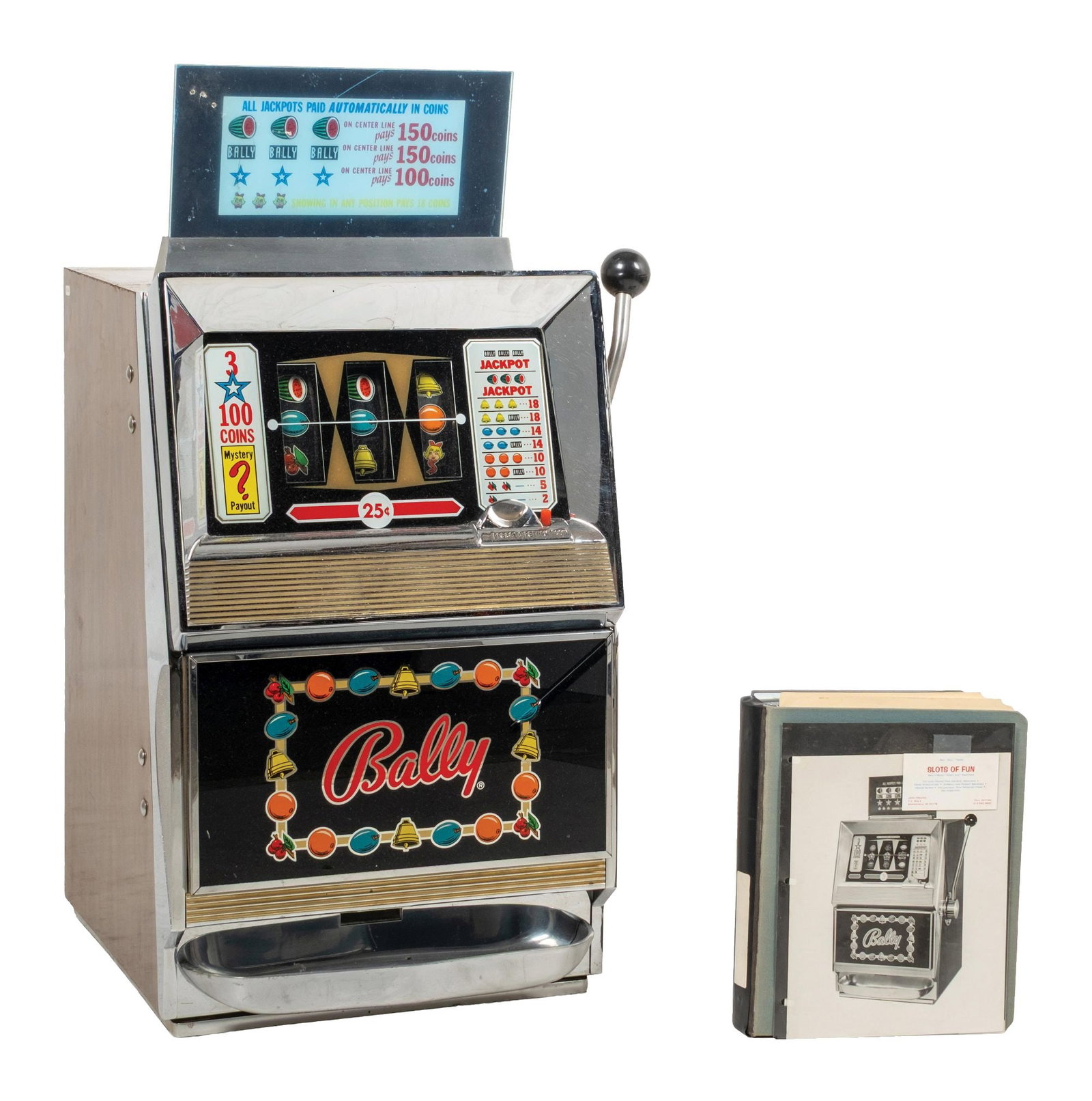 25¢ BALLY "TIC-TAC-TOE" SLOT MACHINE (1 of 6)