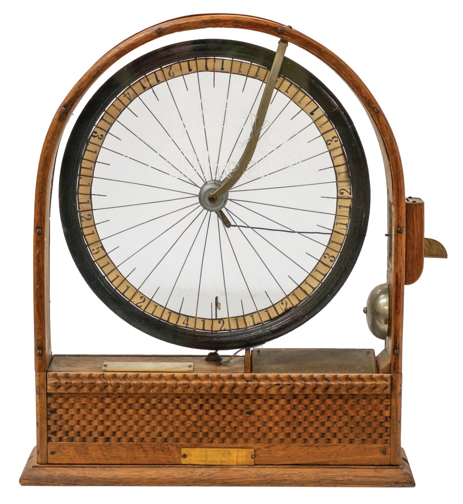 5¢ WADDEL BICYCLE WHEEL CIGAR TRADE STIMULATOR (1 of 6)