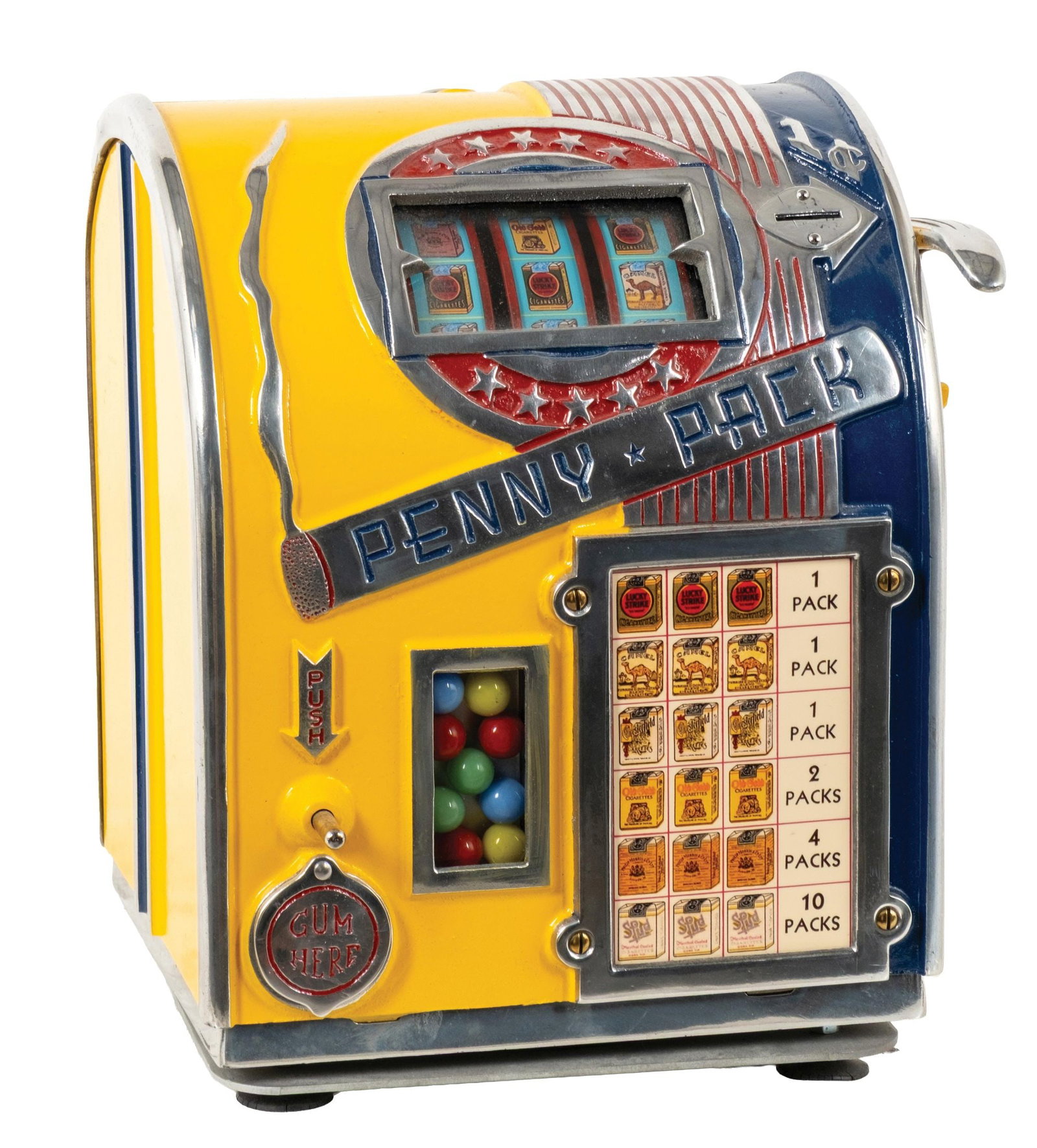 1¢ PENNY PACK CIGARETTE-THEMED TRADE STIMULATOR (1 of 5)