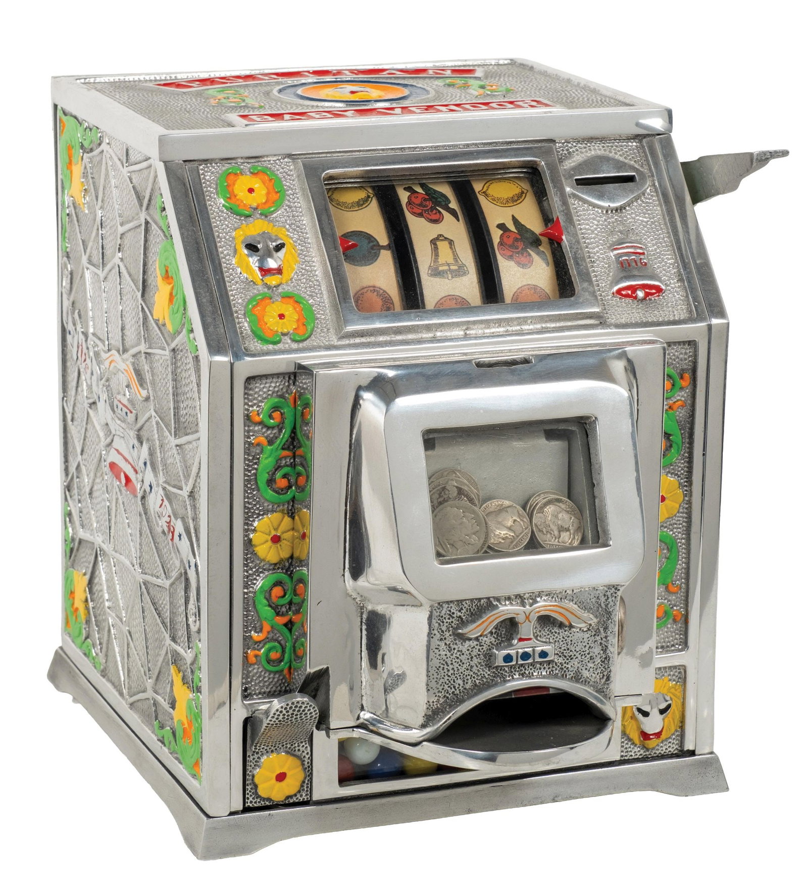 5¢ PURITAN BABY VENDOR TRADE STIMULATOR W/ JACKPOT (1 of 5)