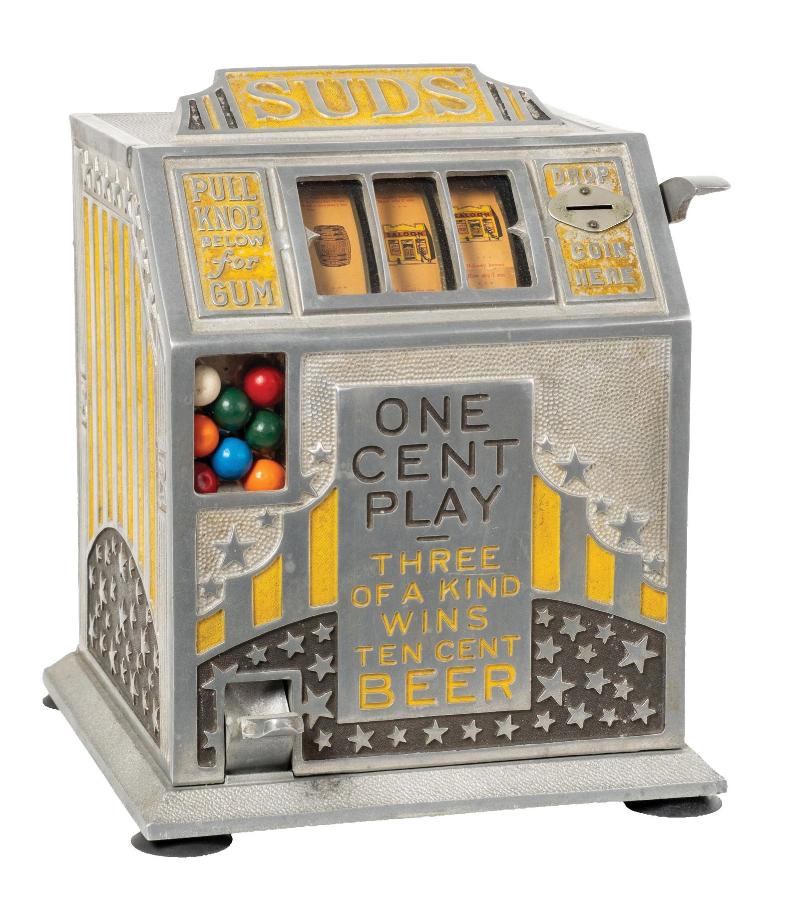 1¢ "SUDS" ALUMINUM TRADE STIMULATOR (1 of 5)