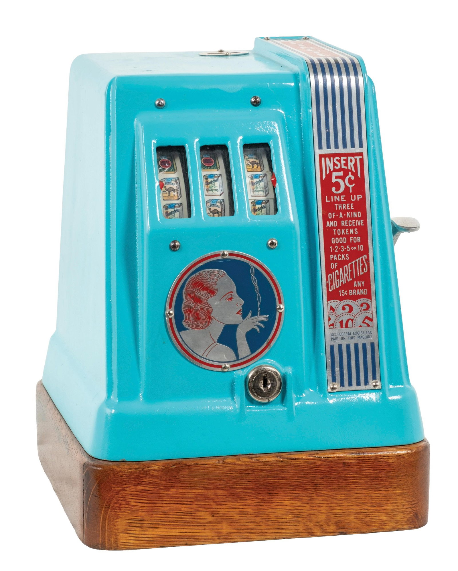 5¢ "GINGER" CIGARETTE-THEMED TRADE STIMULATOR (1 of 5)