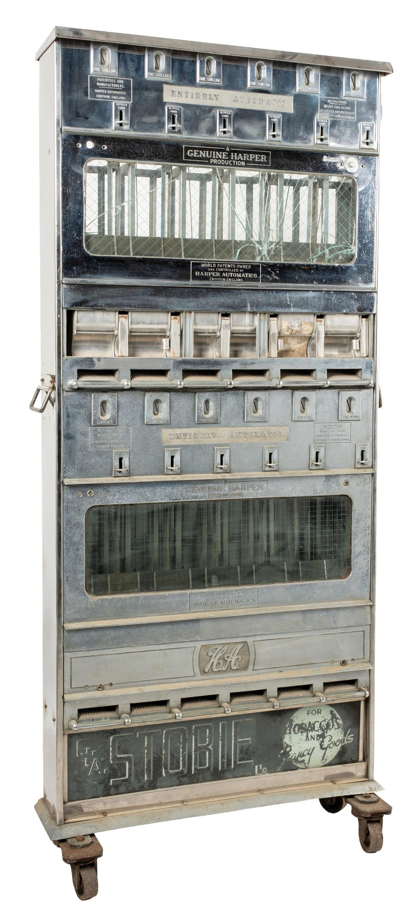 GENUINE HARPER AUTOMATICS CIGARETTE VENDING MACHINE (1 of 7)