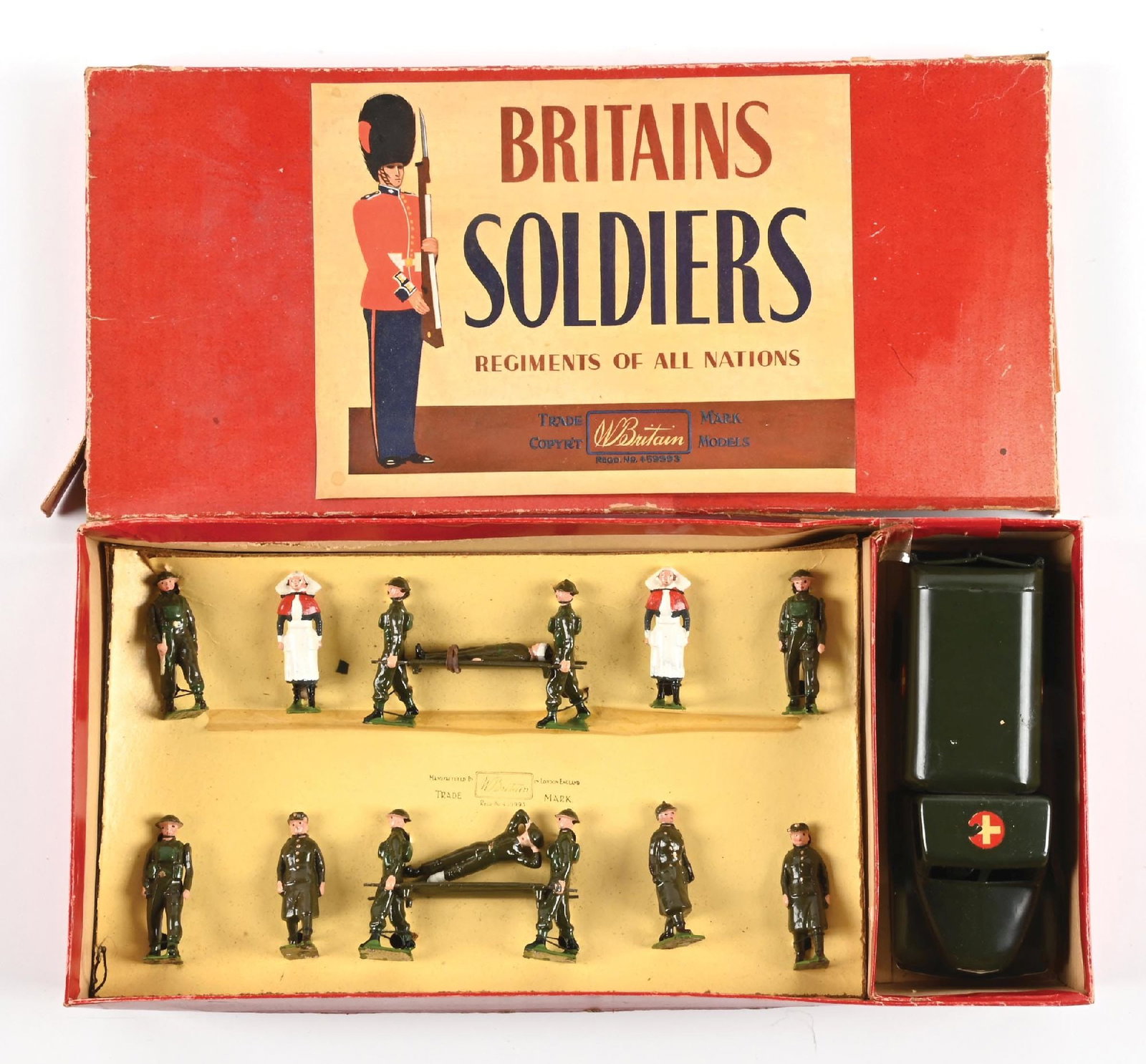 W. BRITAINS ROYAL ARMY MEDICAL CORPS (1 of 2)