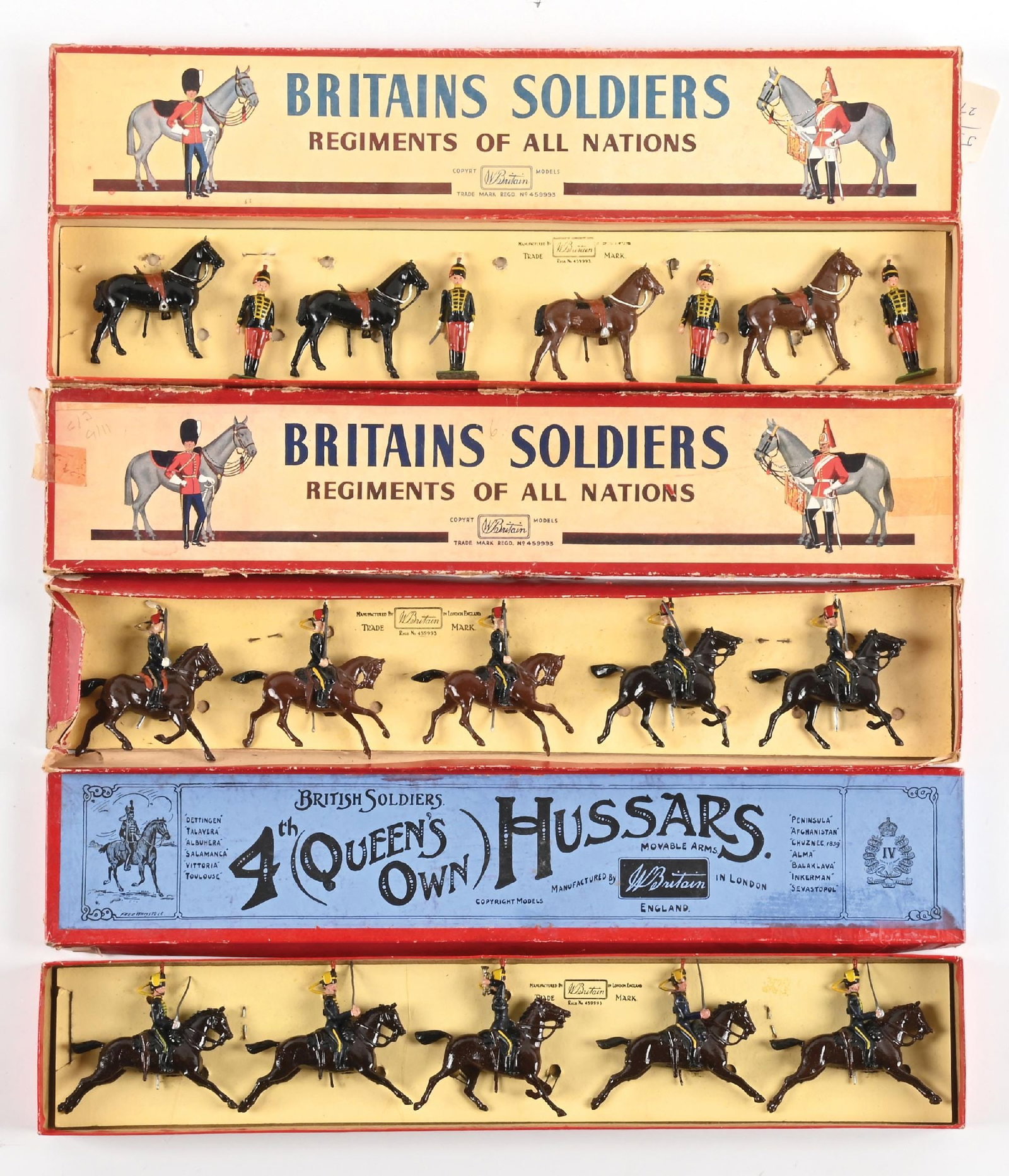 LOT OF 3: W. BRITAIN SETS IN BOXES (1 of 2)
