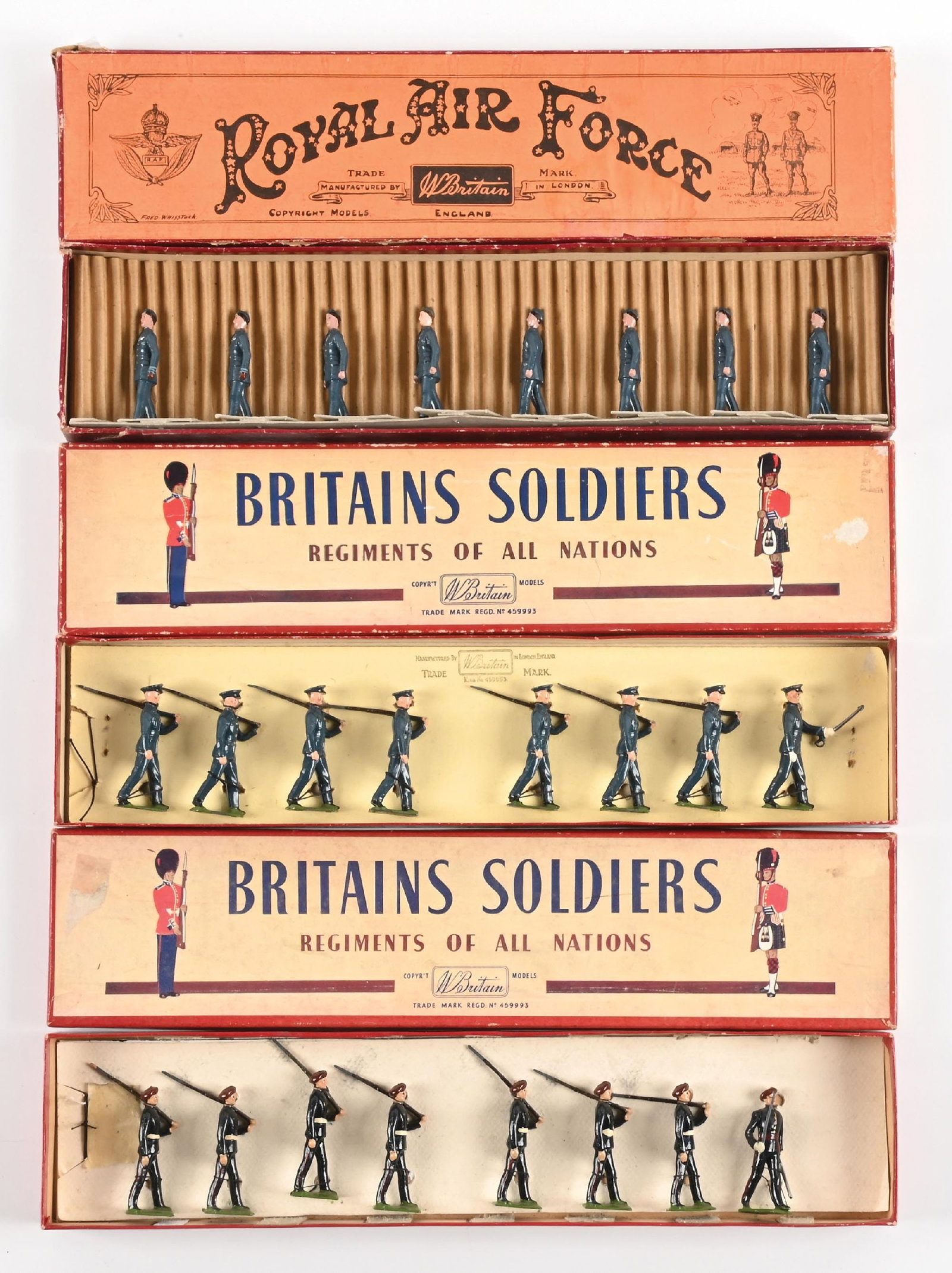 LOT OF 3: W. BRITAIN SETS IN BOXES (1 of 2)