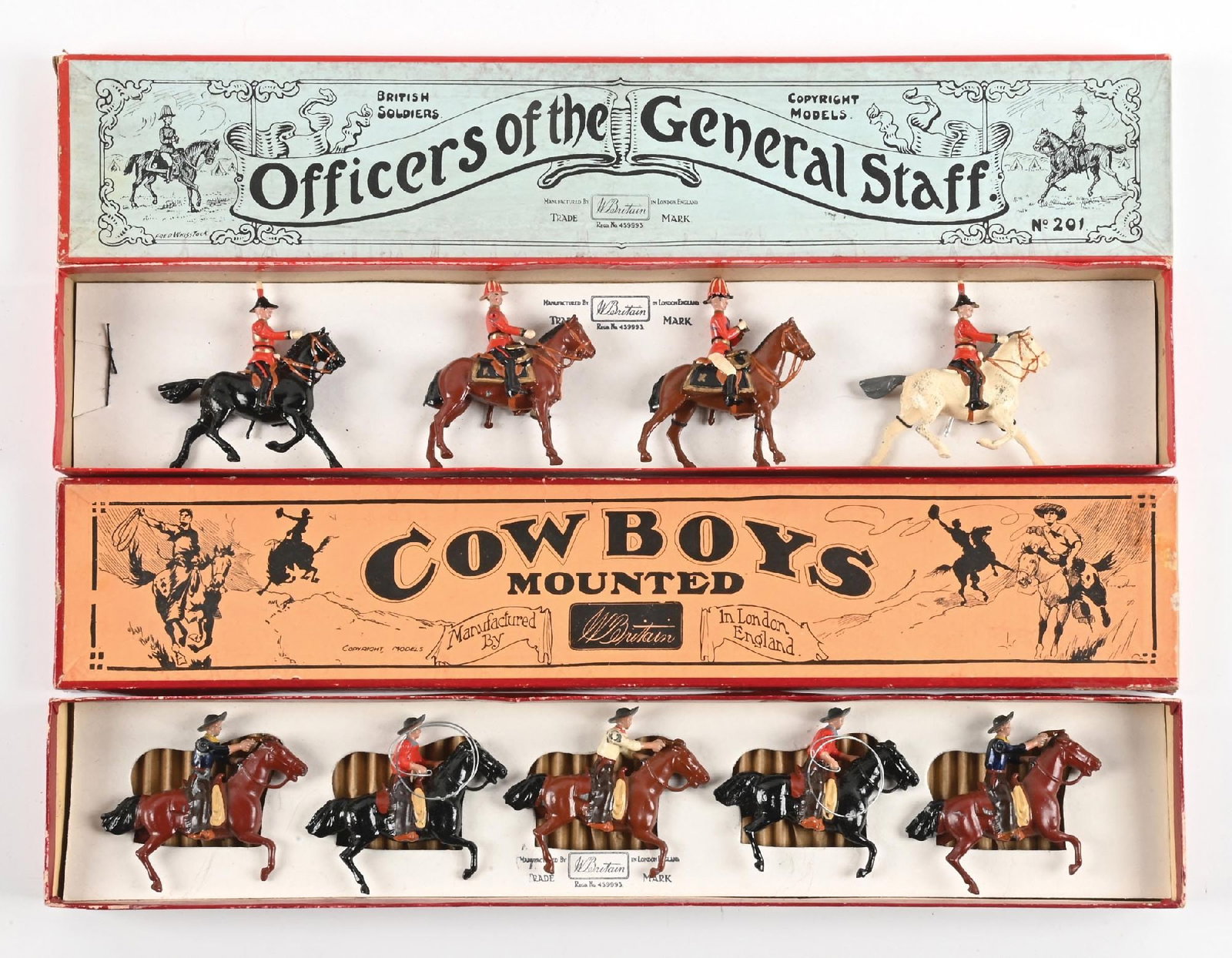 LOT OF 2: W. BRITAIN SETS IN BOXES (1 of 2)