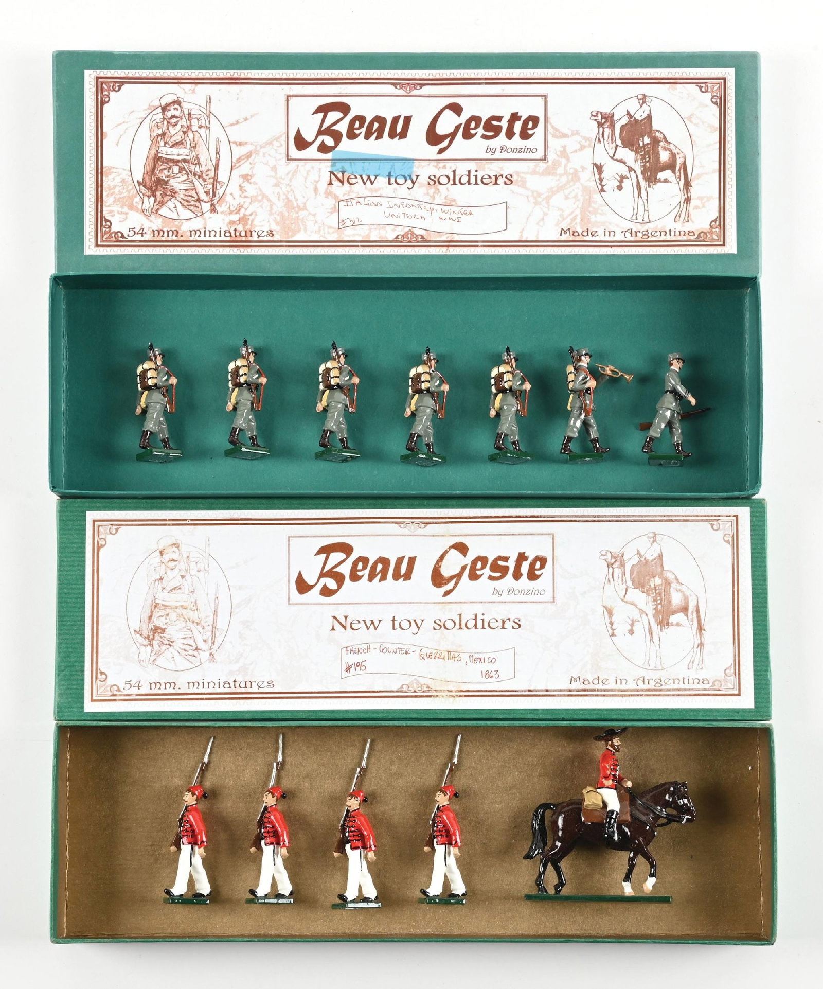 LOT OF 2: BEAU GESTE SETS IN BOXES (1 of 1)