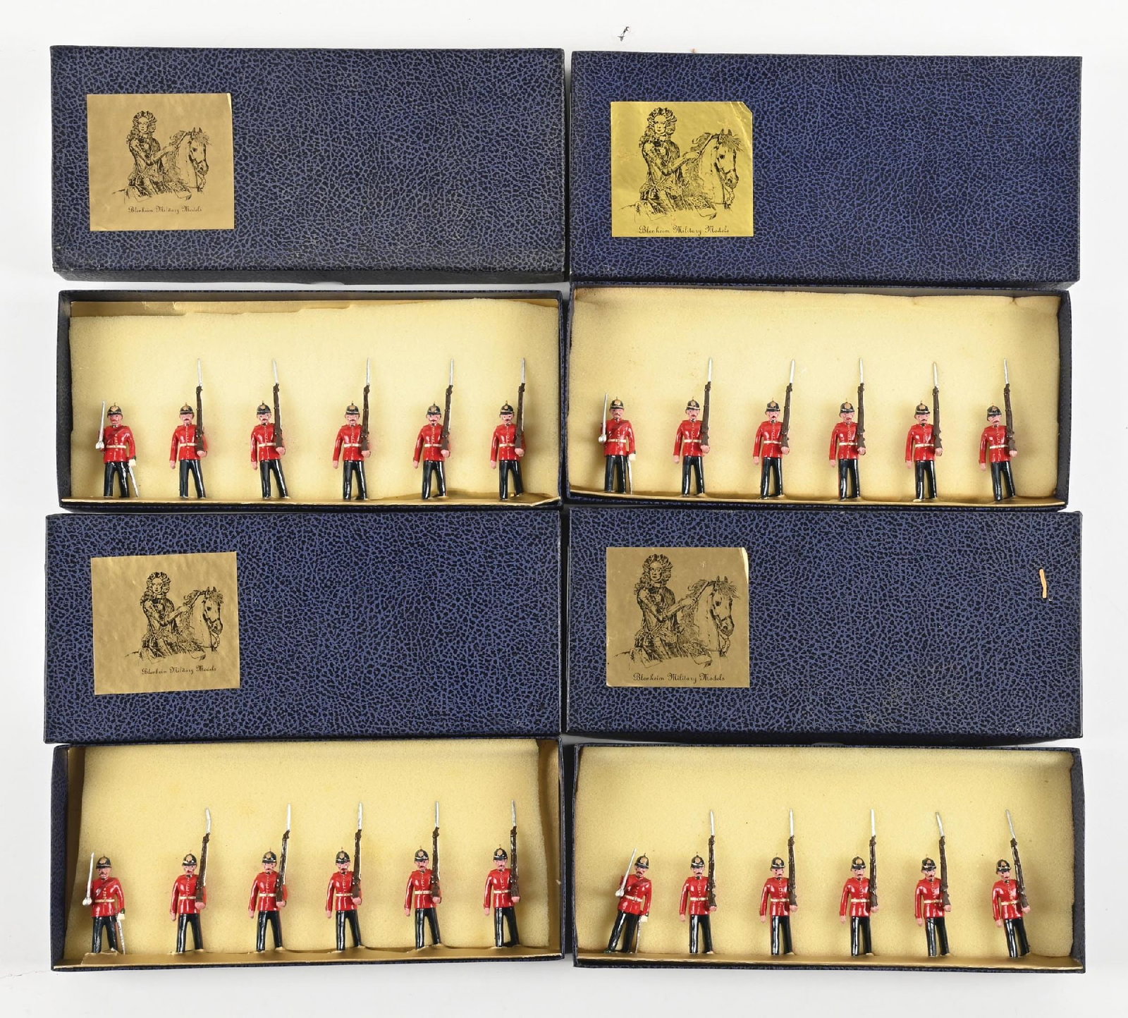LOT OF 4: BLENHEIM MILITARY MODELS ZULU WARS (1 of 2)