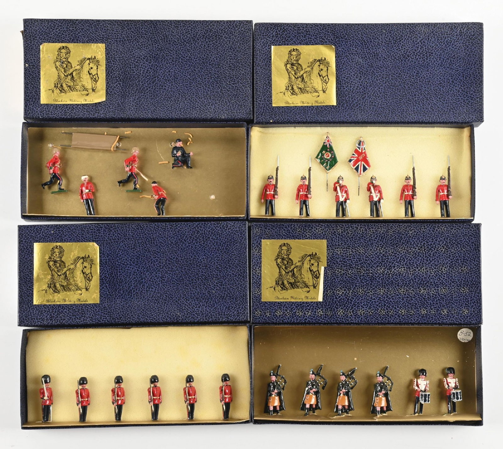 LOT OF 4: BLENHEIM MILITARY MODELS VARIOUS SETS (1 of 2)