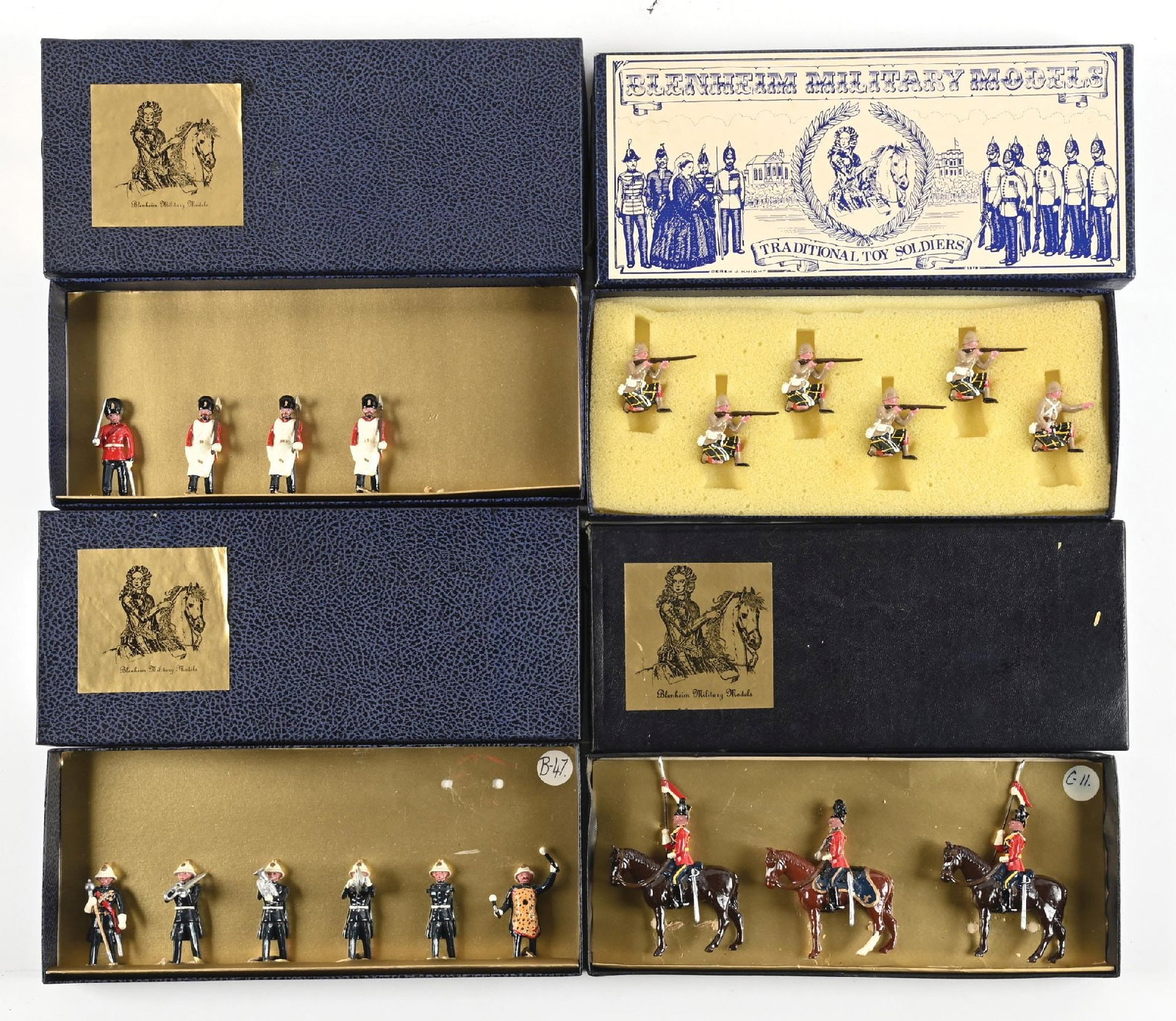 LOT OF 4: BLENHEIM MILITARY TOY SOLDIER MODELS SETS IN BOXES (1 of 2)