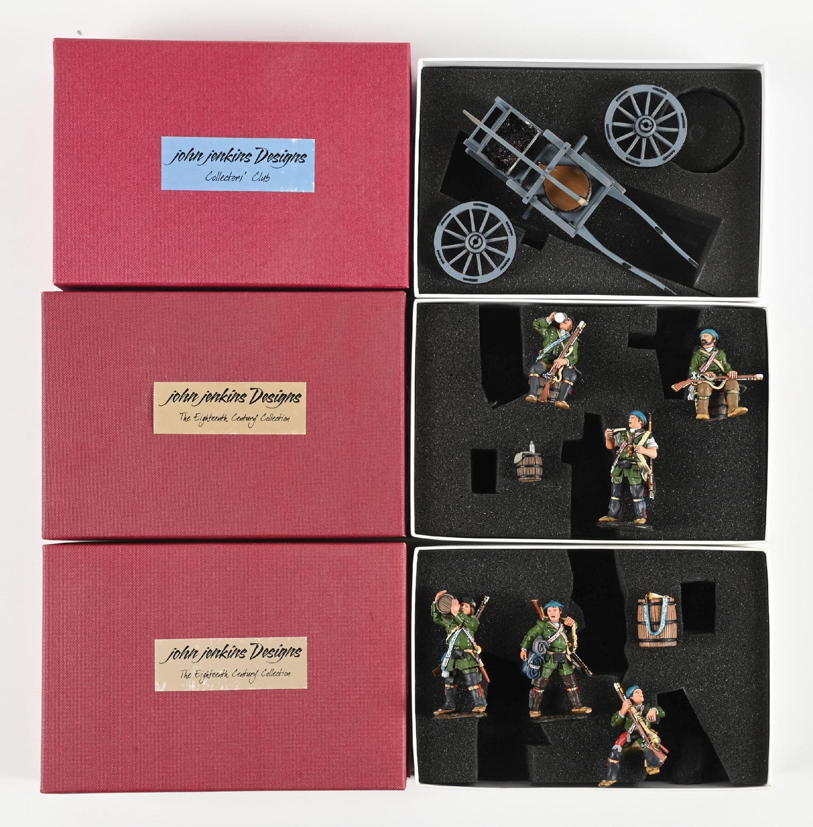LOT OF 3: JOHN JENKINS DESIGNS THE RAID ON ST. FRANCIS (1 of 2)